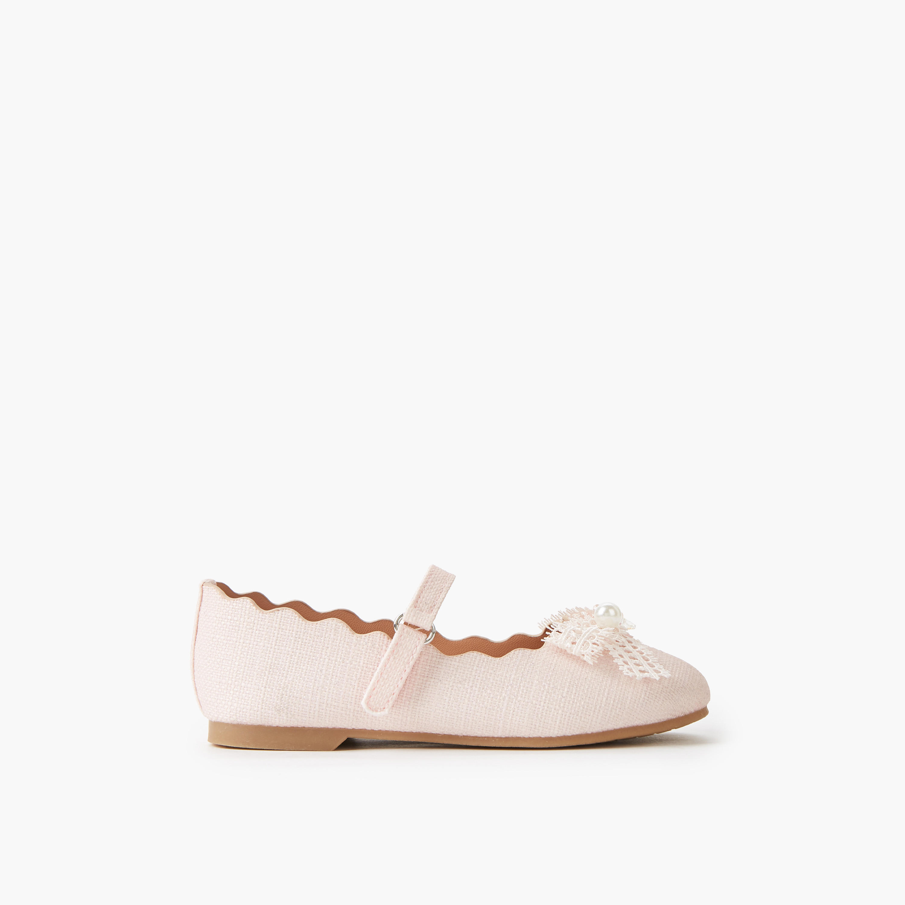 Juniors Girls Hook & Loop Ballerina Shoes-girls-shoes-maryjanes-image-3