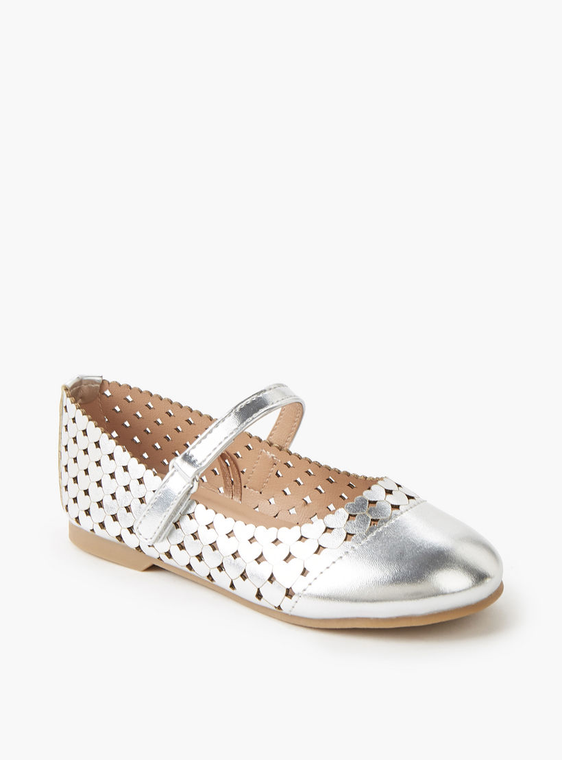 Juniors Girls Hook and Loop Ballerina Shoes-girls-shoes-maryjanes-image-2
