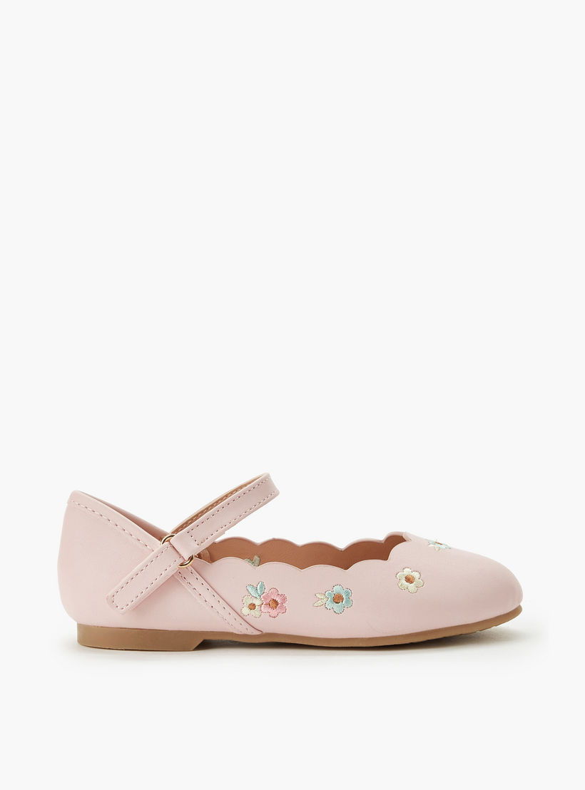 حذاء باليرينا بشريط إغلاق للبنات من جونيورز-girls-shoes-ballerinas-image-3