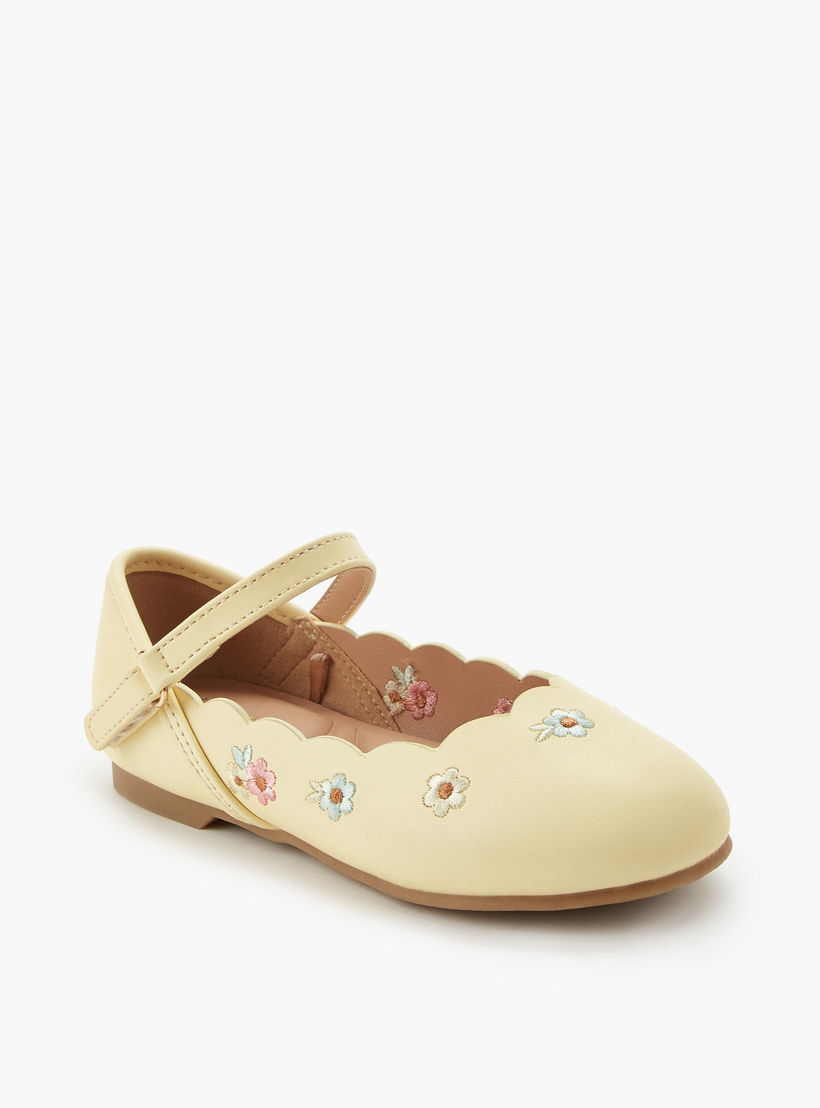 حذاء باليرينا بشريط إغلاق للبنات من جونيورز-girls-shoes-ballerinas-image-2