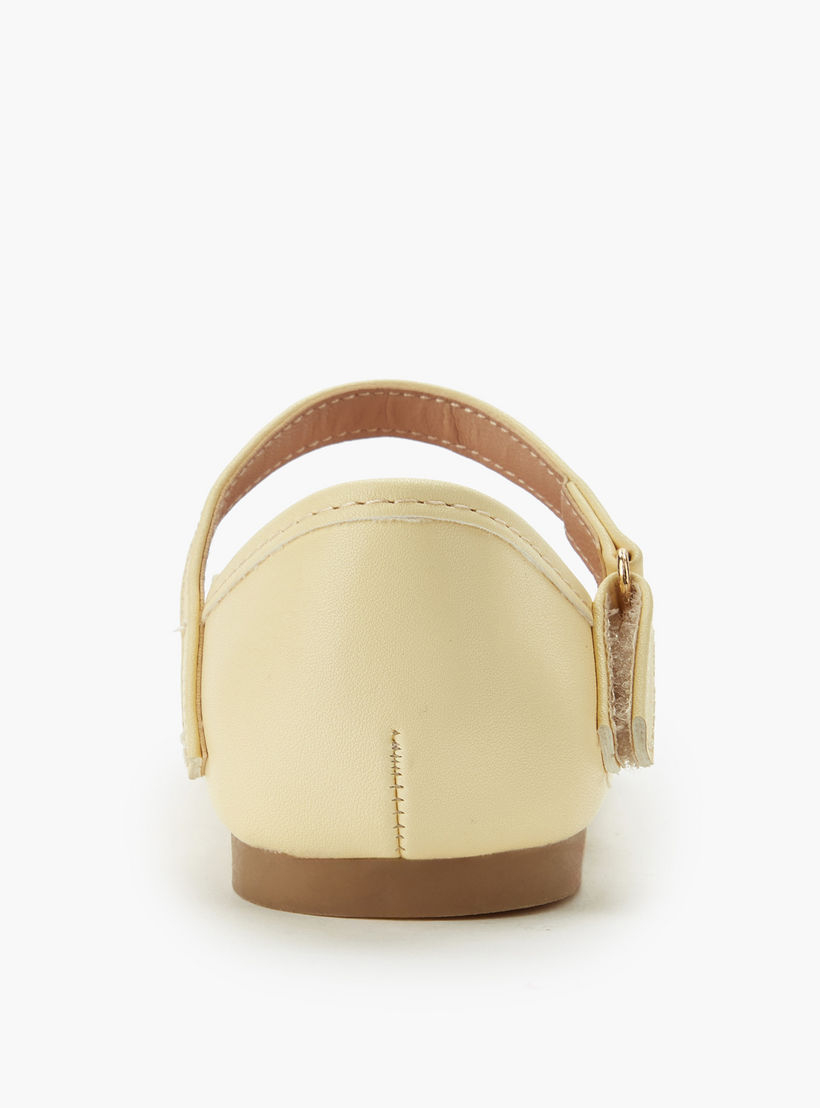 حذاء باليرينا بشريط إغلاق للبنات من جونيورز-girls-shoes-ballerinas-image-4