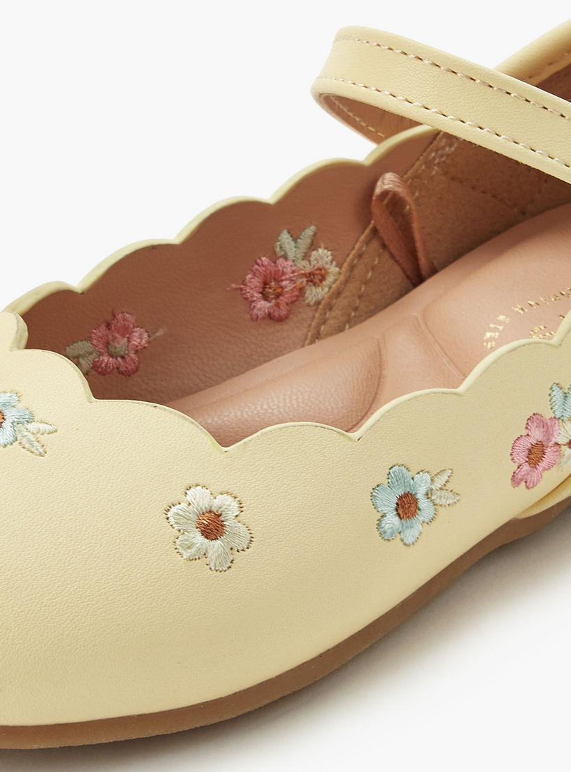 حذاء باليرينا بشريط إغلاق للبنات من جونيورز-girls-shoes-ballerinas-image-5