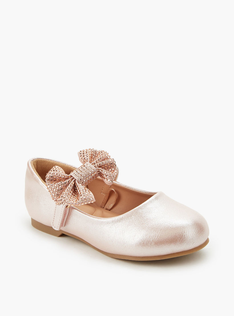 Juniors Girls Hook & Loop Ballerina Shoes-girls-shoes-maryjanes-image-2