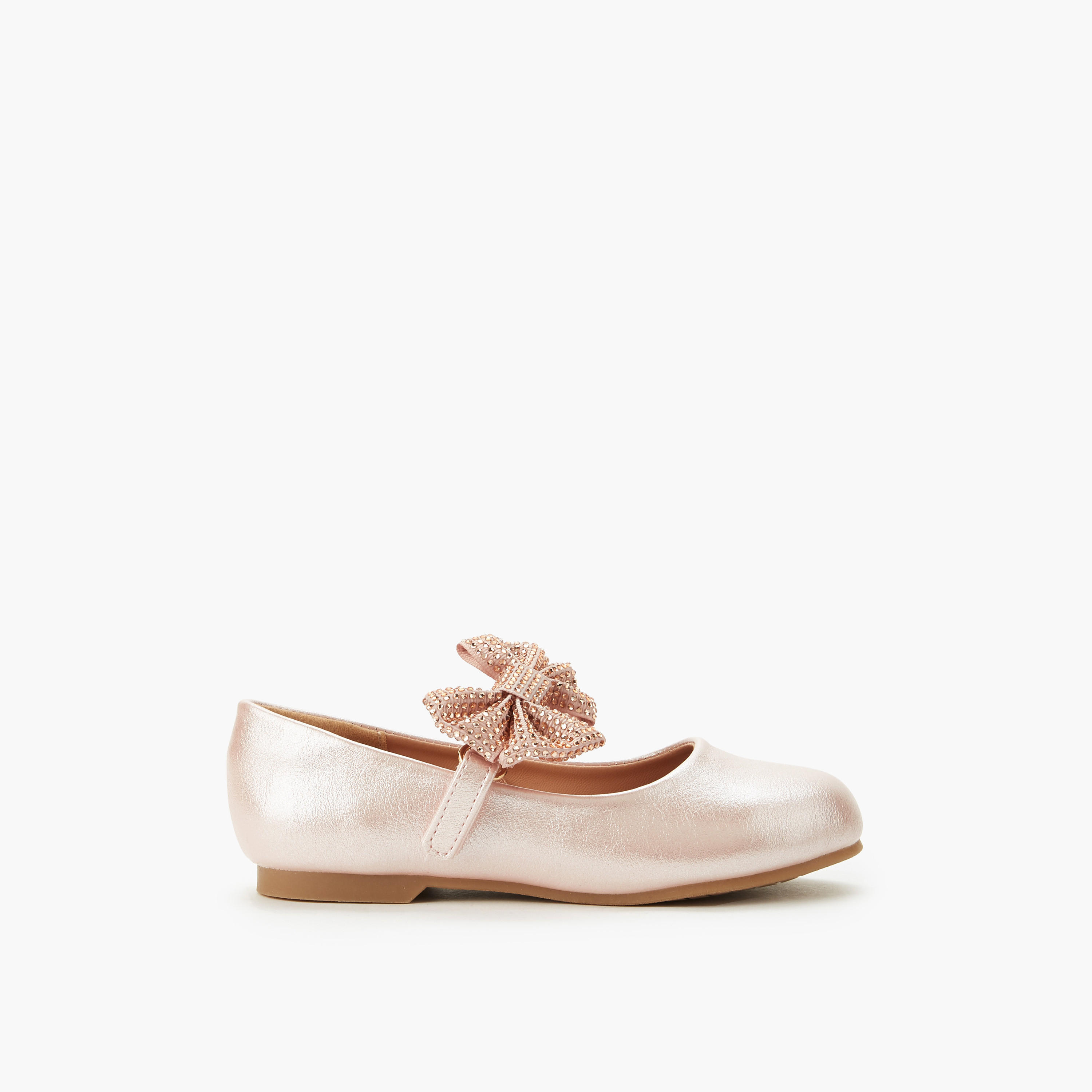 Juniors Girls Hook & Loop Ballerina Shoes-girls-shoes-maryjanes-image-3