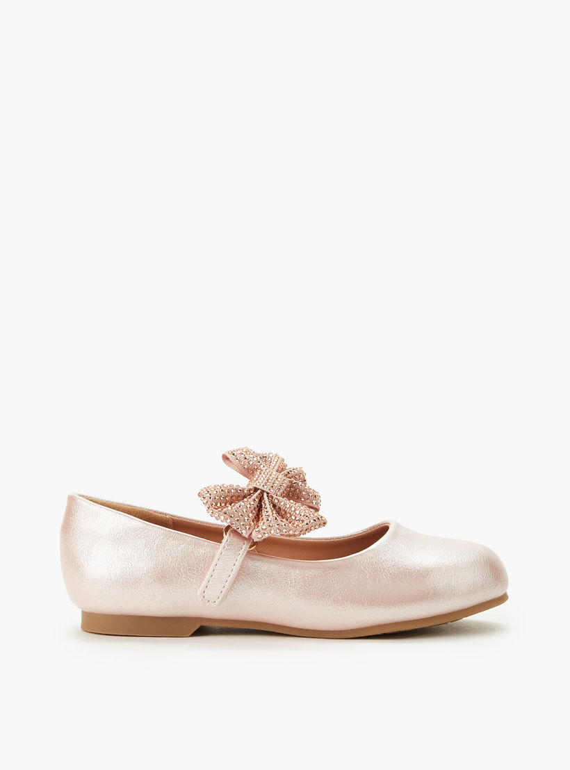 Juniors Girls Hook & Loop Ballerina Shoes-girls-shoes-maryjanes-image-3