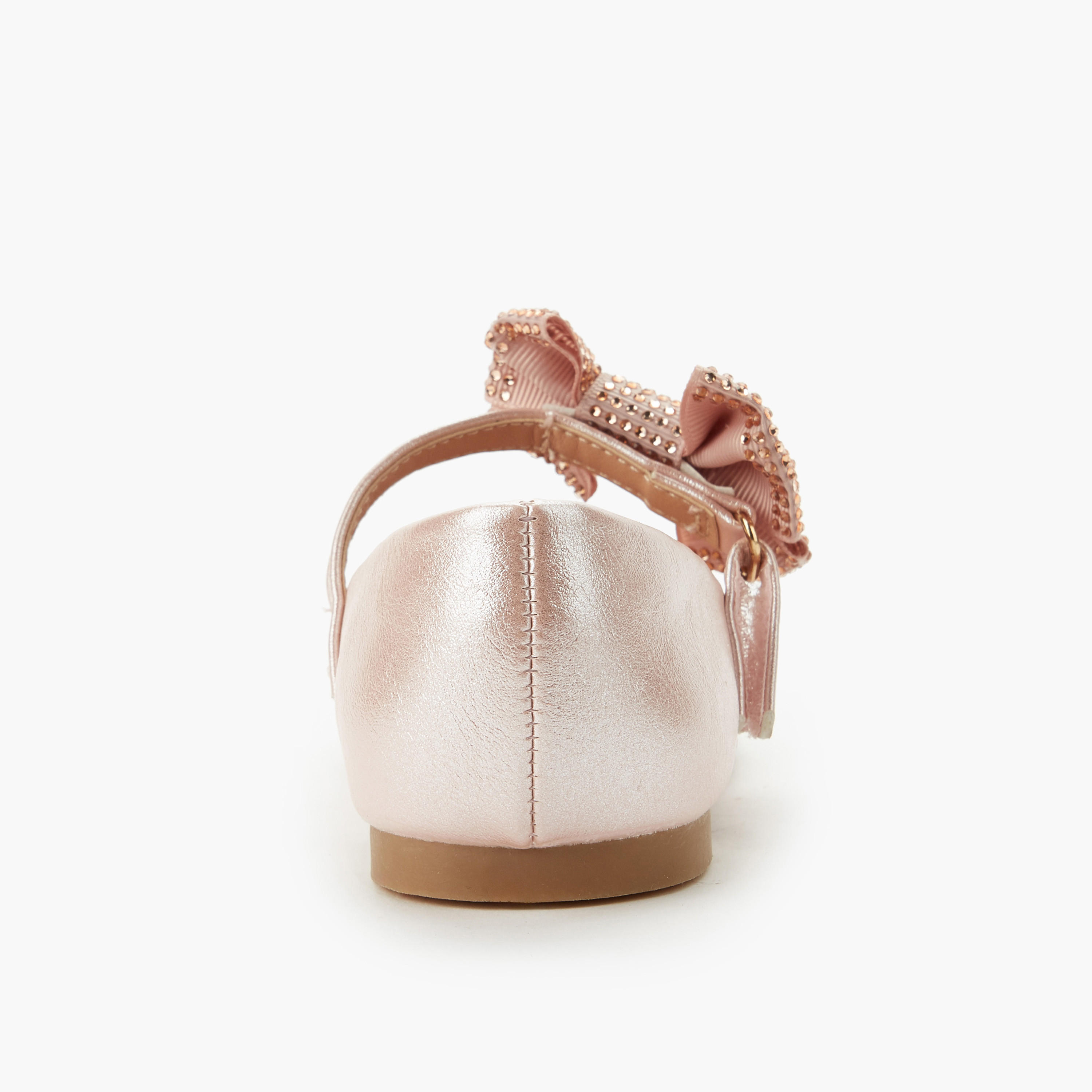 Juniors Girls Hook & Loop Ballerina Shoes-girls-shoes-maryjanes-image-4