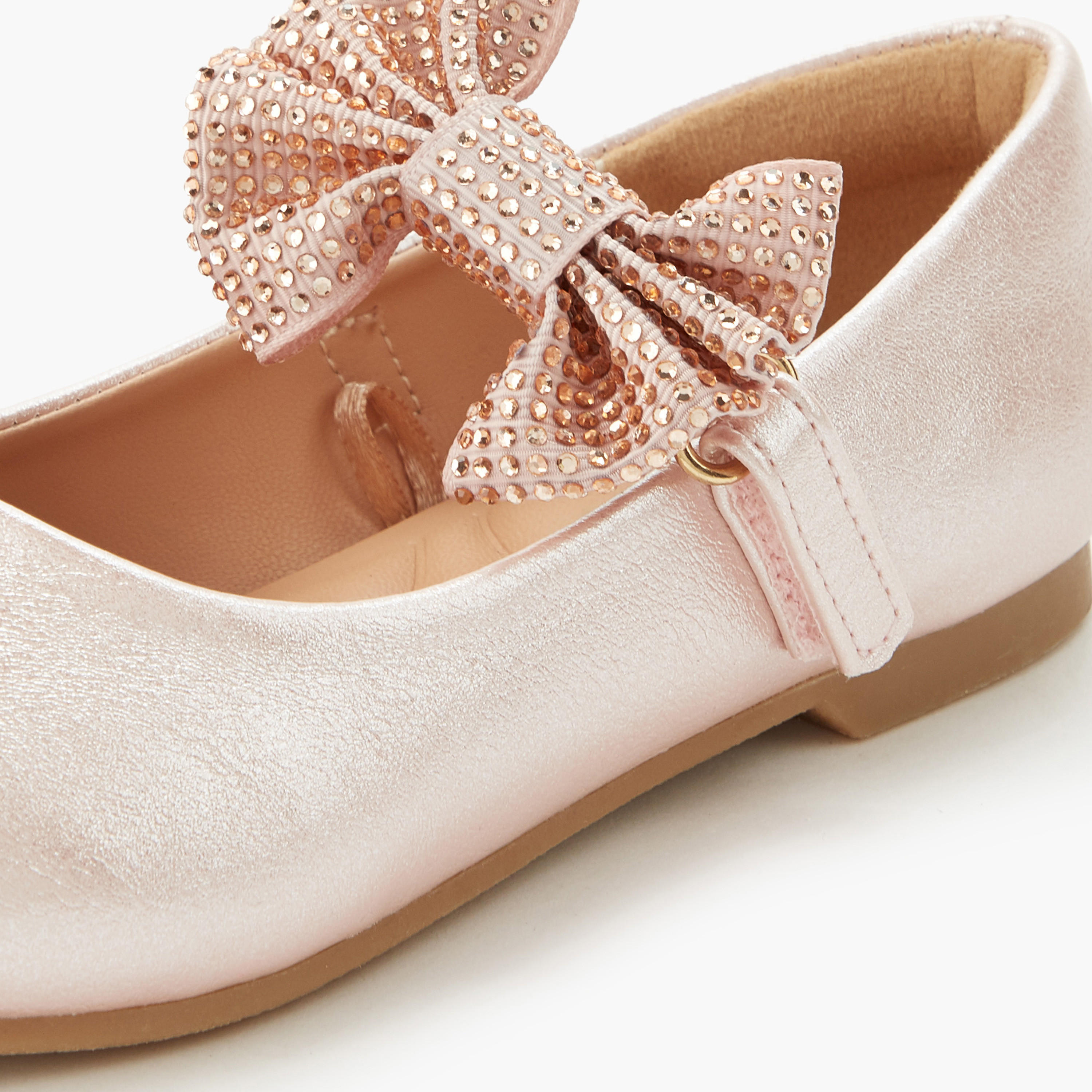 Juniors Girls Hook & Loop Ballerina Shoes-girls-shoes-maryjanes-image-5