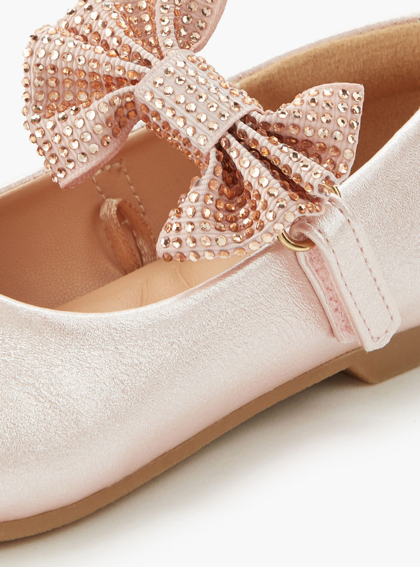 Juniors Girls Hook & Loop Ballerina Shoes-girls-shoes-maryjanes-image-5