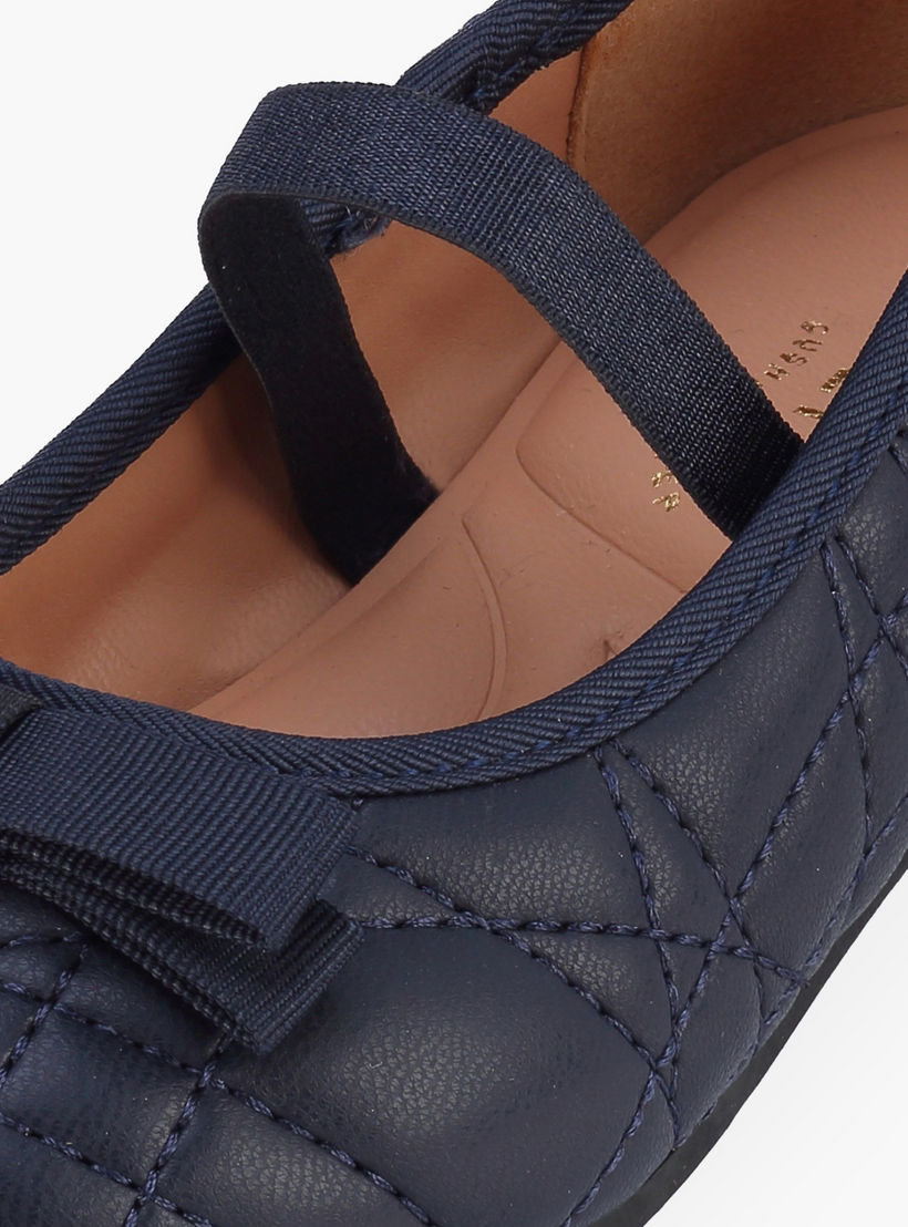 حذاء باليرينا بزينة فيونكة للبنات من جونيورز-girls-shoes-ballerinas-image-6