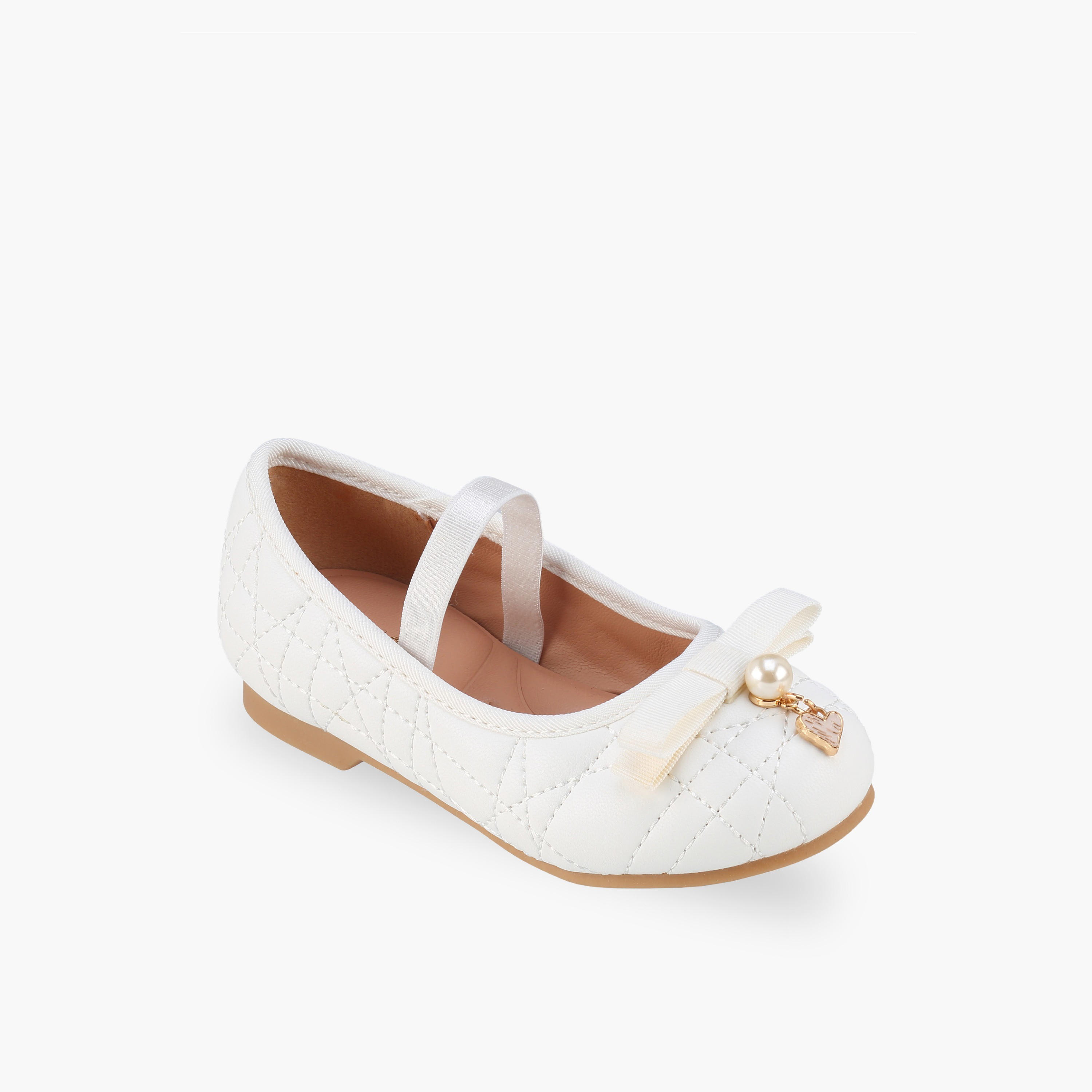 Juniors Girls Bow Embellished Ballerina Shoes-girls-shoes-ballerinas-image-2
