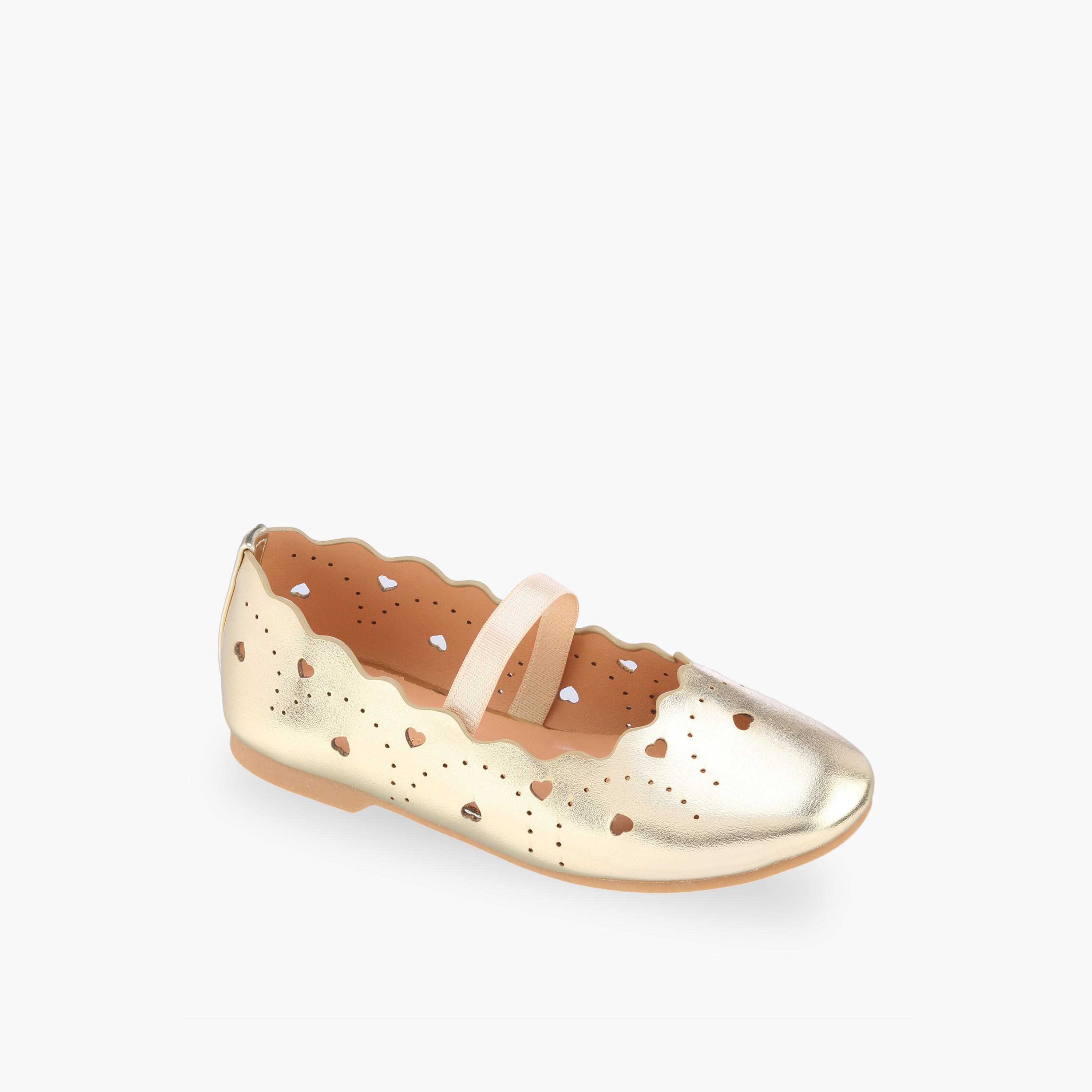 Juniors Girls Elastic Strap Ballerina Shoes-girls-shoes-ballerinas-image-2