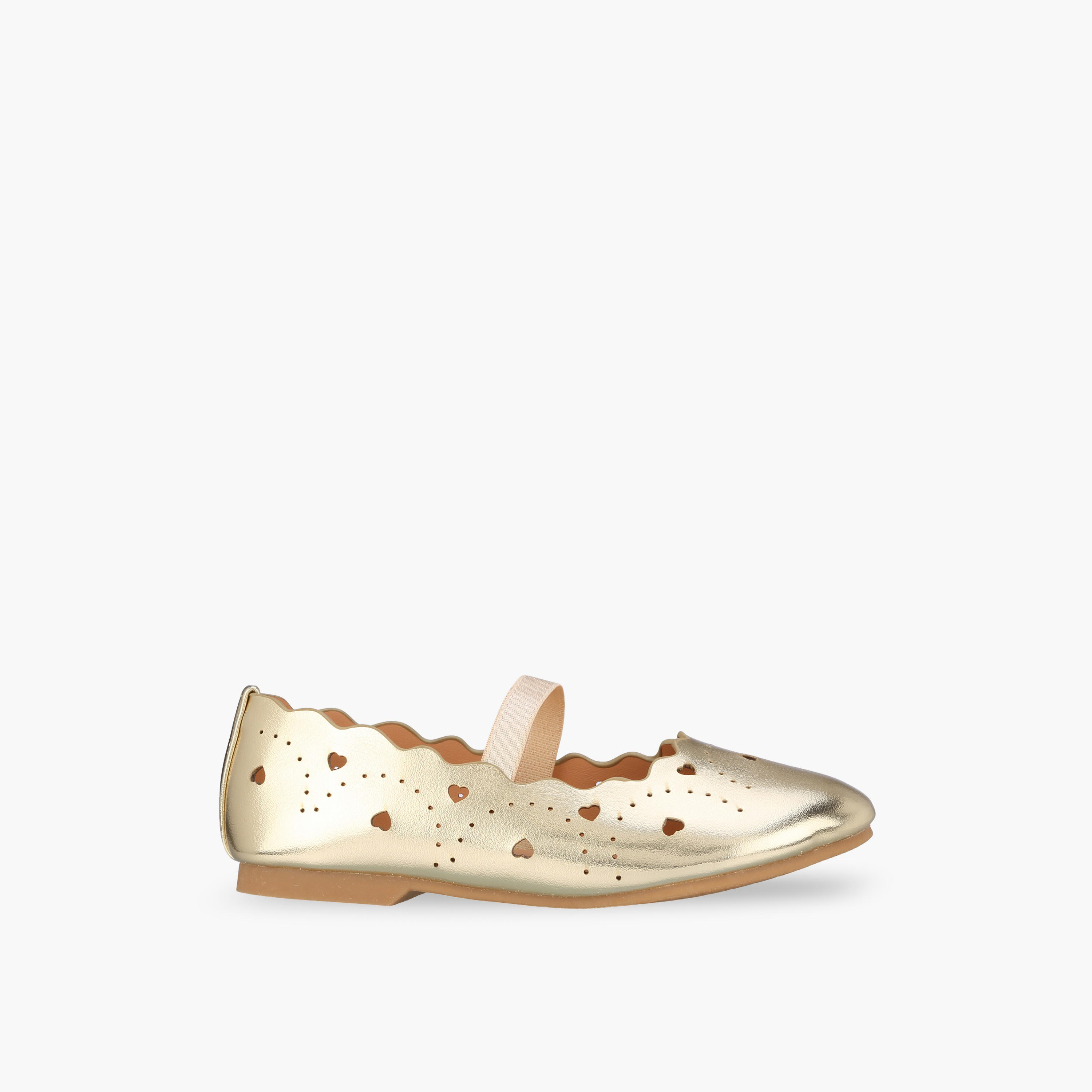 Juniors Girls Elastic Strap Ballerina Shoes-girls-shoes-ballerinas-image-3
