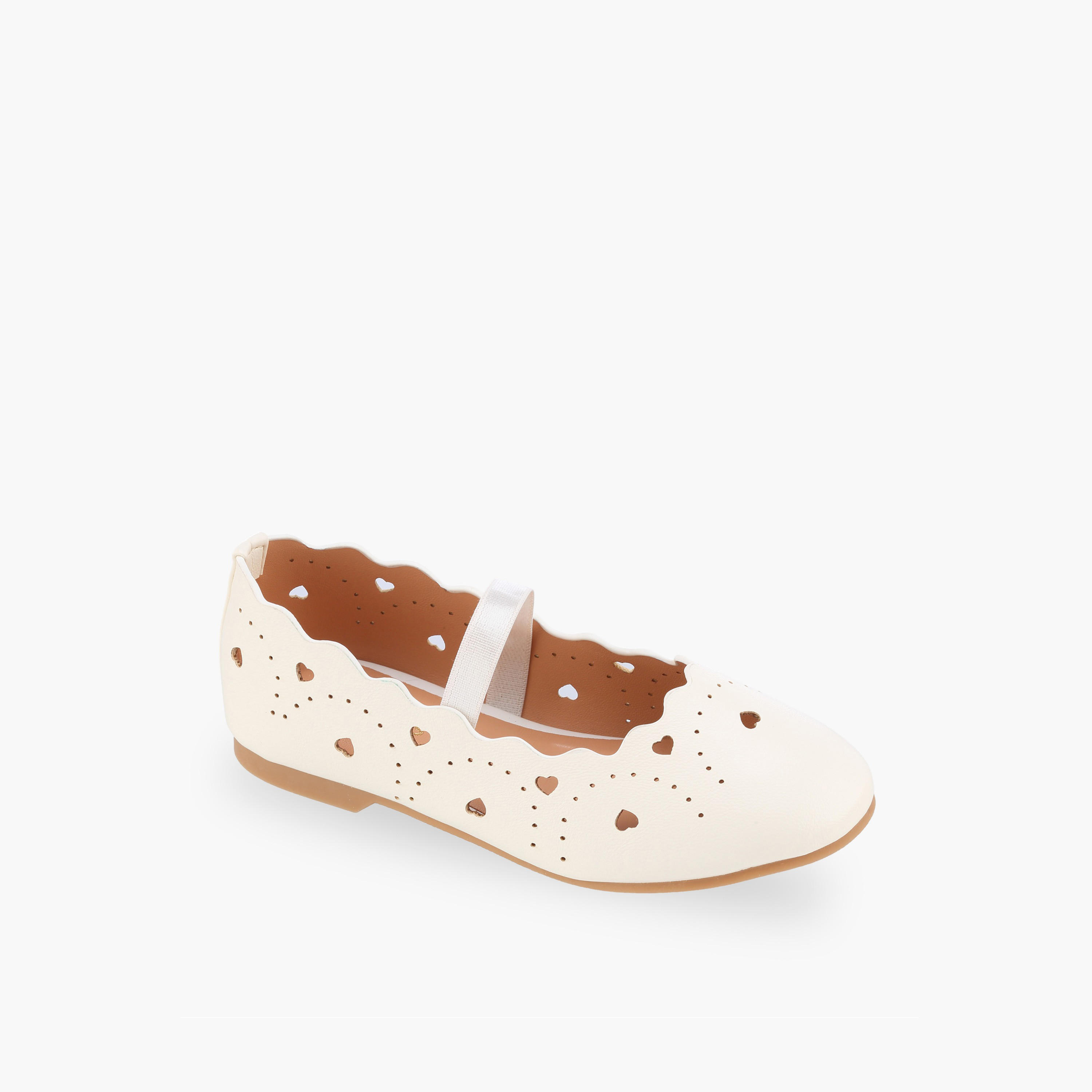 حذاء باليرينا بحزام مطاطي للبنات من جونيورز-girls-shoes-ballerinas-image-2