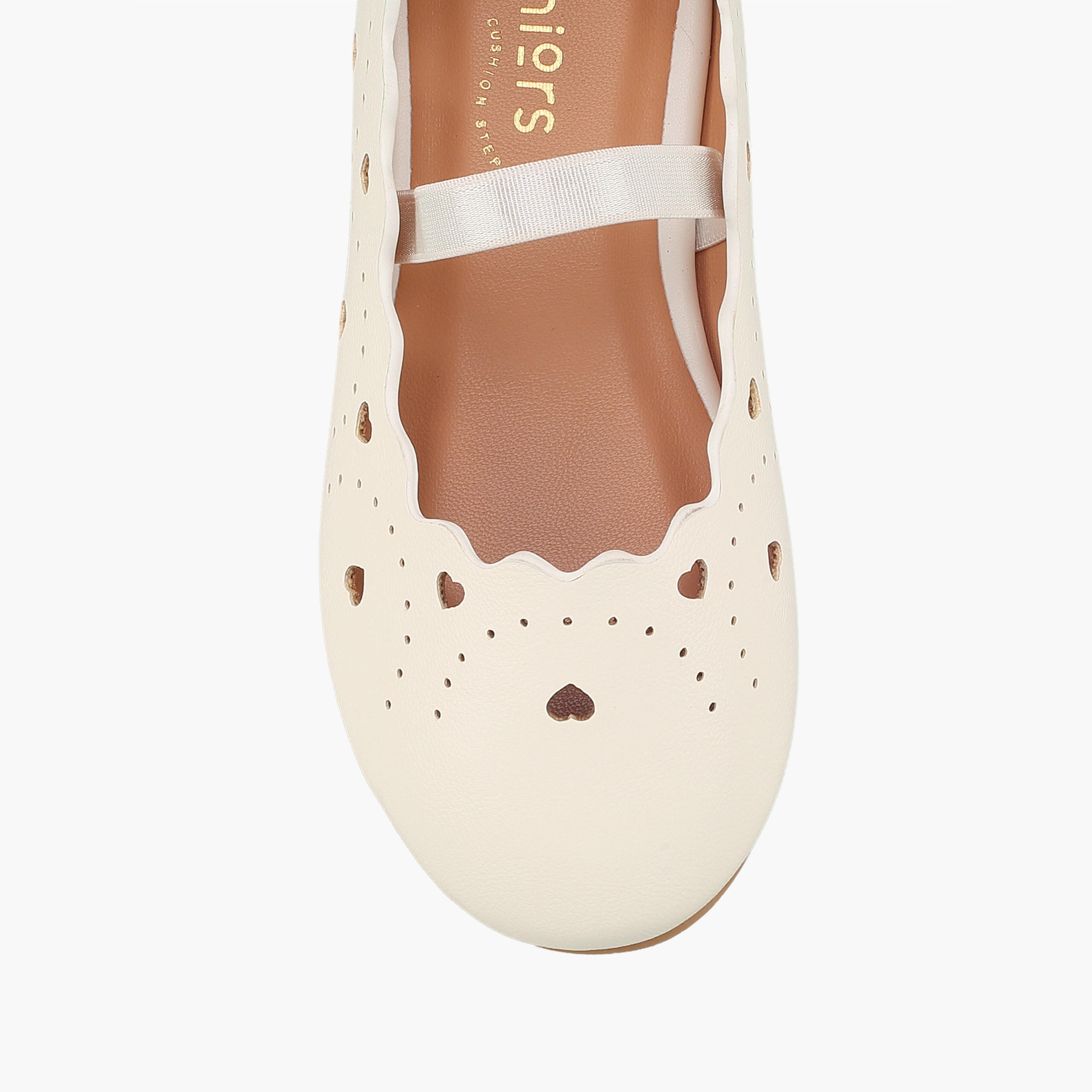 حذاء باليرينا بحزام مطاطي للبنات من جونيورز-girls-shoes-ballerinas-image-4