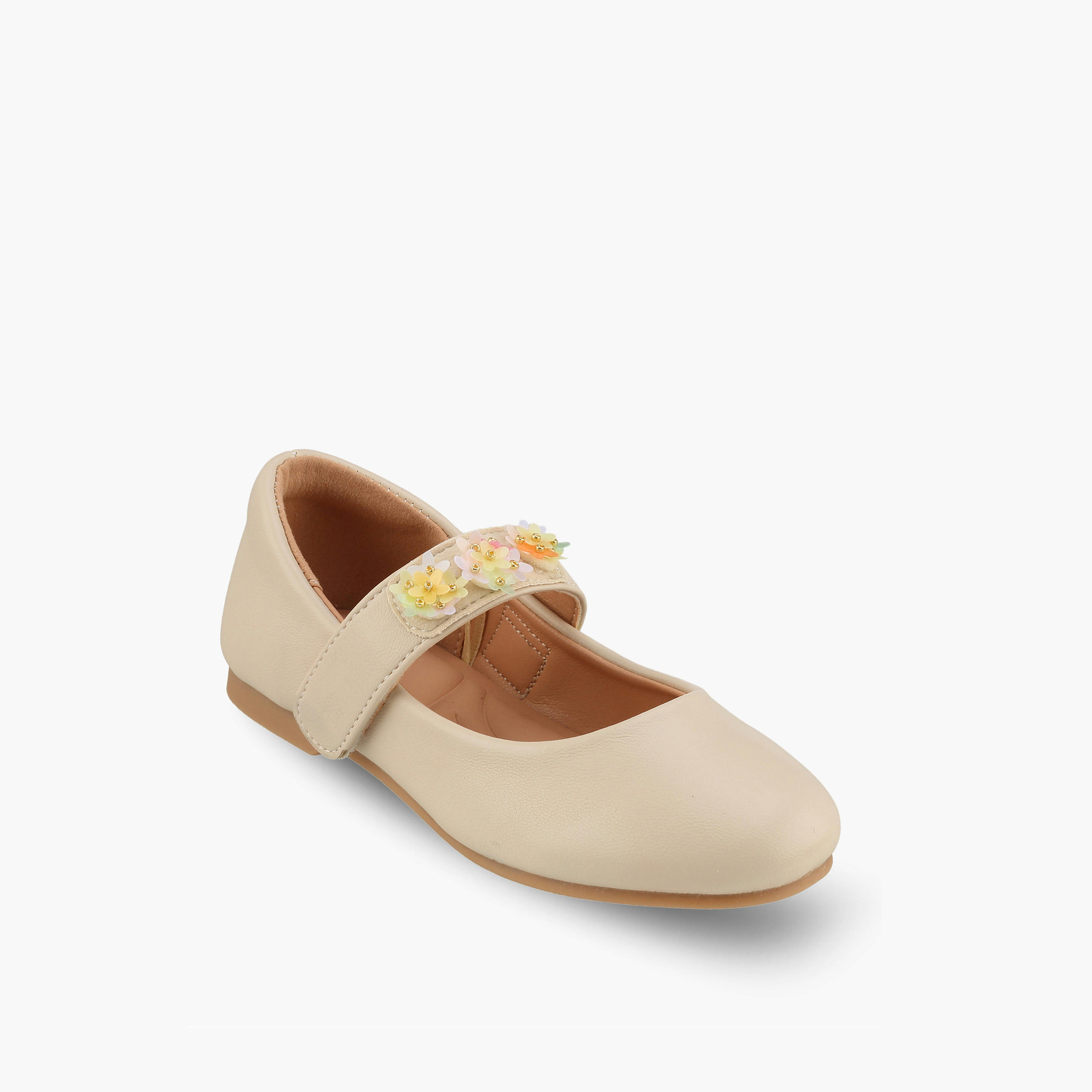 حذاء ماري جين مزين بالأزهار للبنات من جونيورز-girls-shoes-maryjanes-image-2