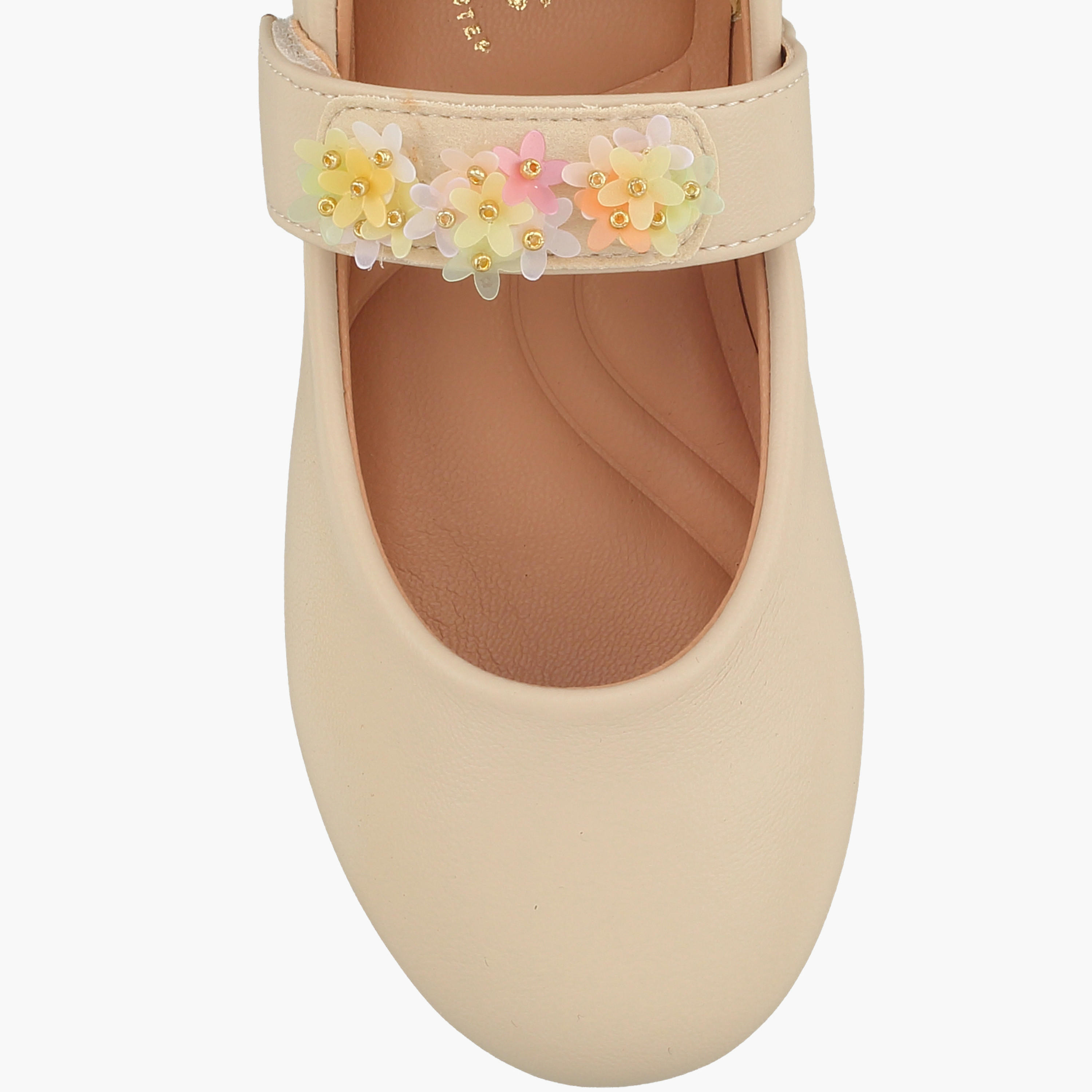 حذاء ماري جين مزين بالأزهار للبنات من جونيورز-girls-shoes-maryjanes-image-4