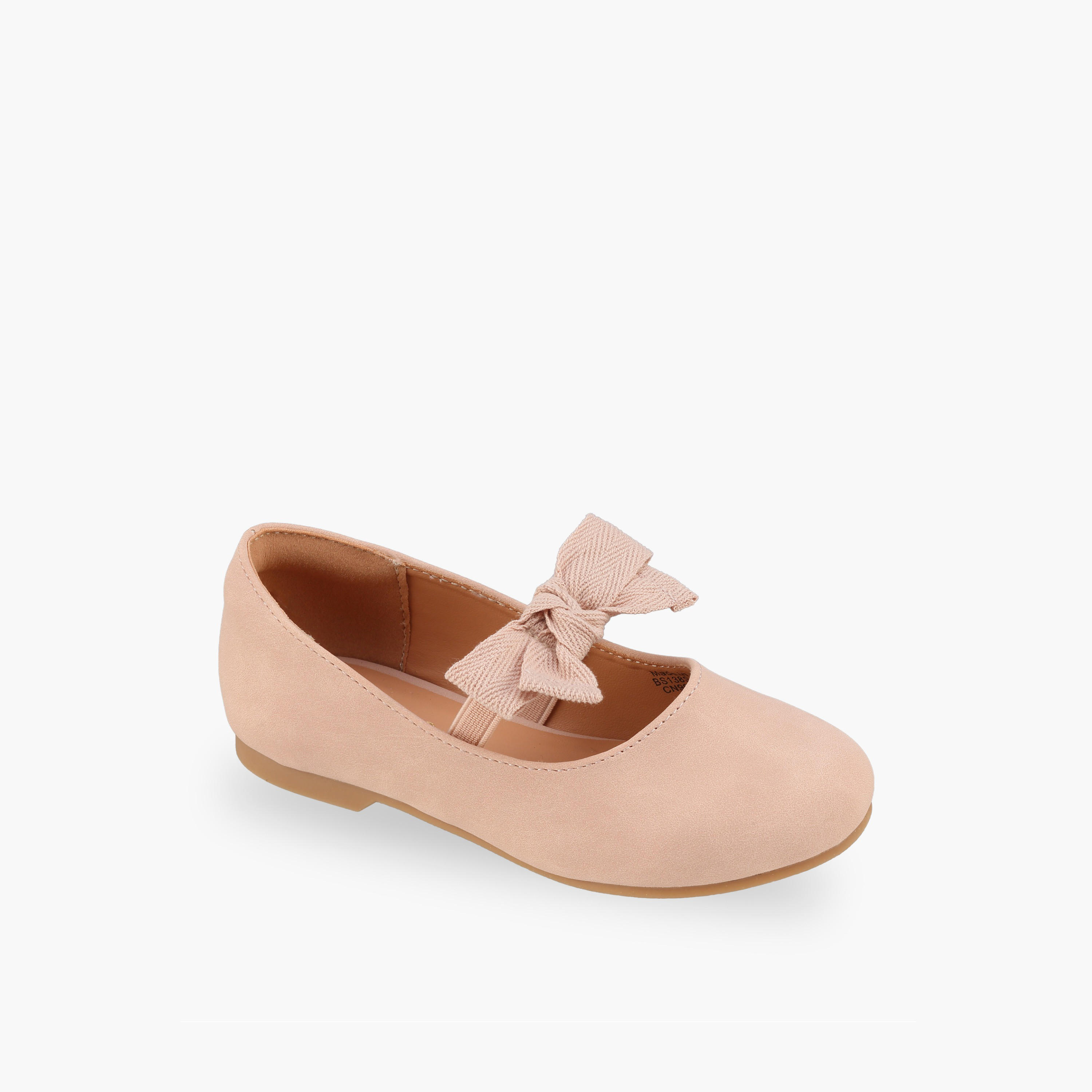 Juniors Girls Elastic Strap Ballerina Shoes-girls-shoes-ballerinas-image-2