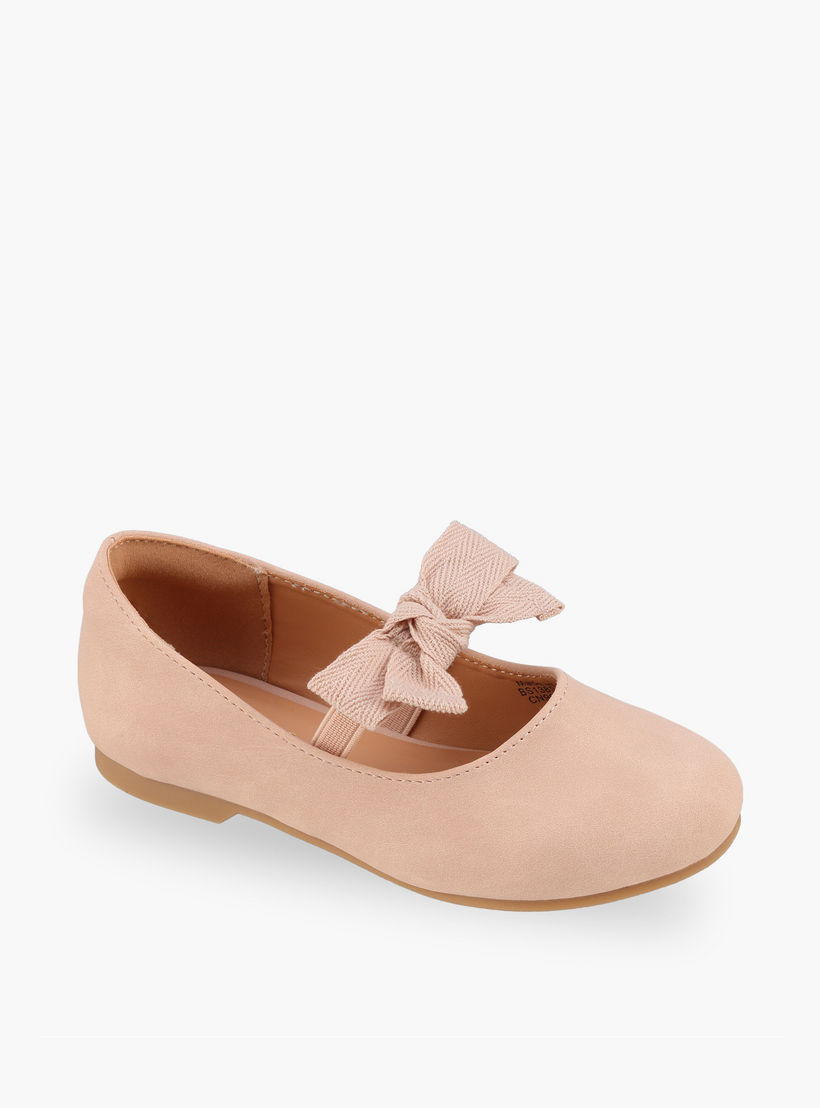 Juniors Girls Elastic Strap Ballerina Shoes-girls-shoes-ballerinas-image-2