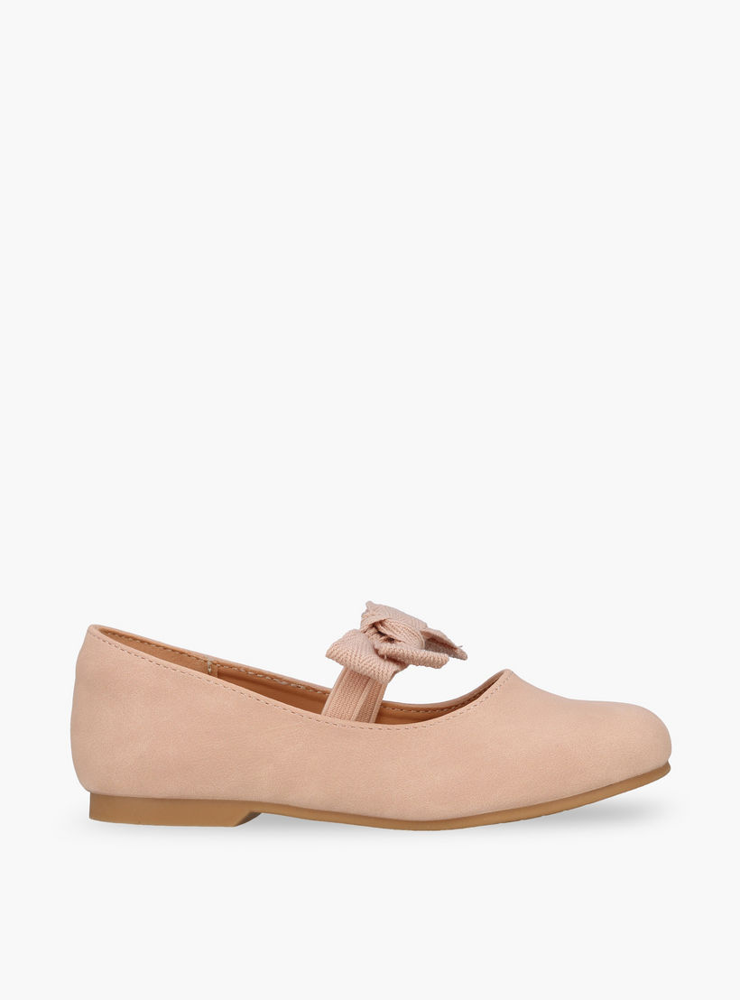 Juniors Girls Elastic Strap Ballerina Shoes-girls-shoes-ballerinas-image-3