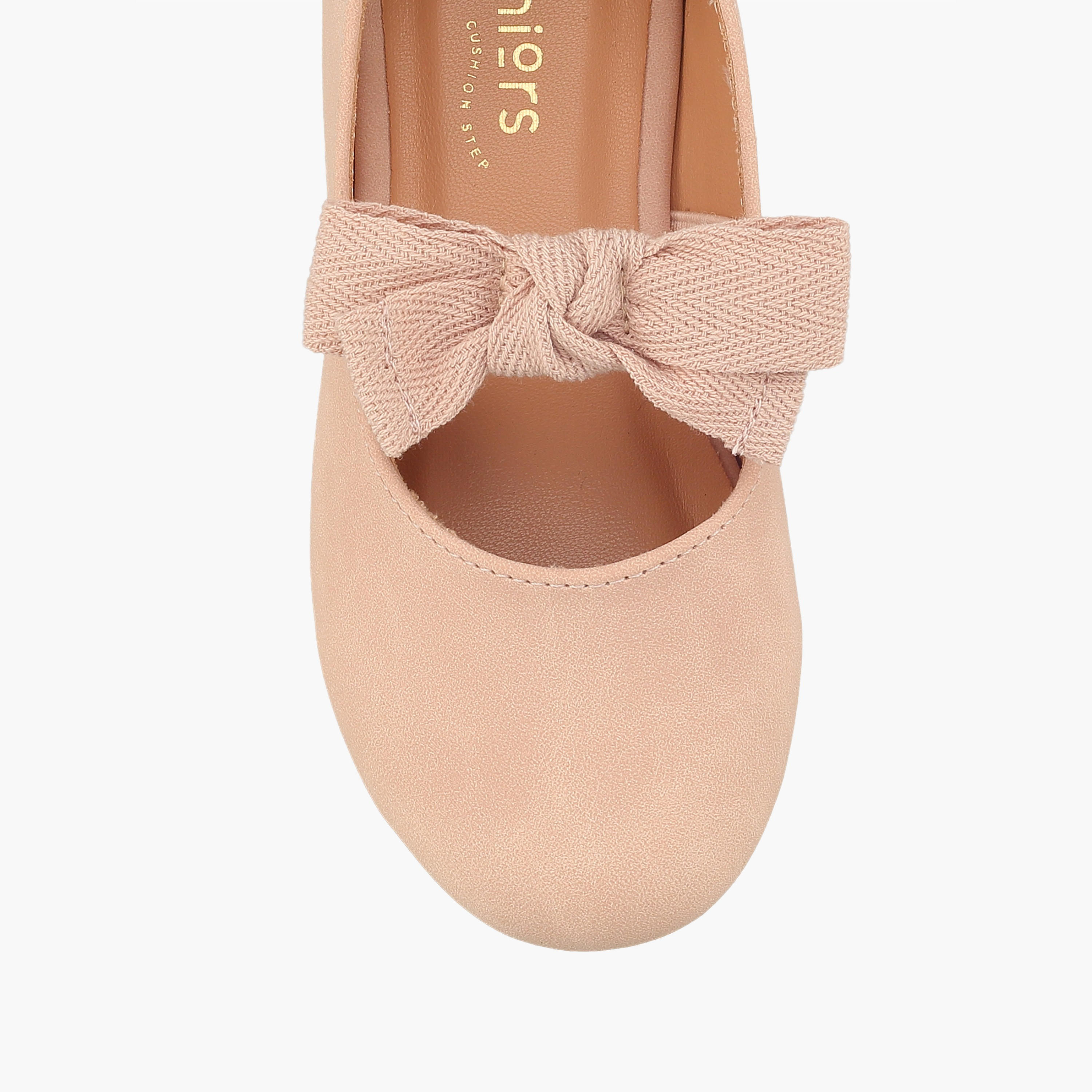 Juniors Girls Elastic Strap Ballerina Shoes-girls-shoes-ballerinas-image-4
