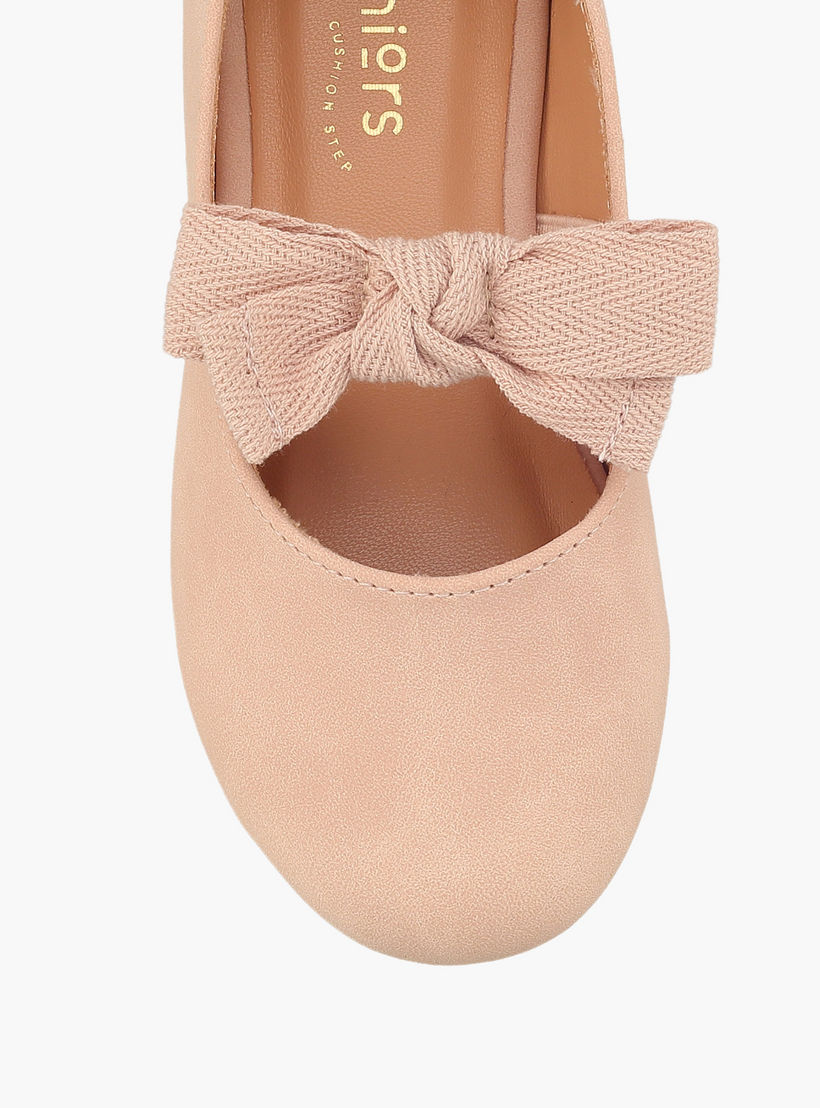 Juniors Girls Elastic Strap Ballerina Shoes-girls-shoes-ballerinas-image-4