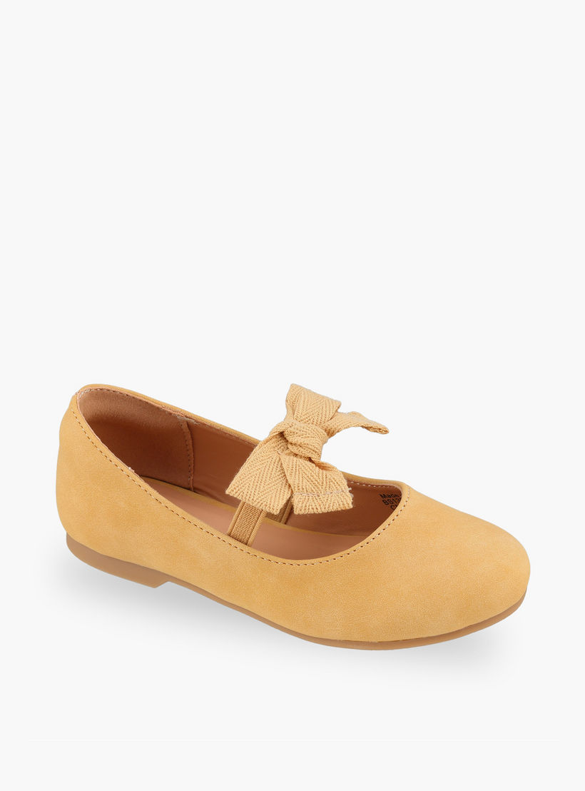 Juniors Girls Elastic Strap Ballerina Shoes-girls-shoes-ballerinas-image-2