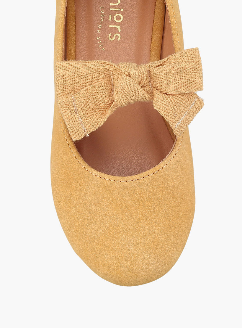 Juniors Girls Elastic Strap Ballerina Shoes-girls-shoes-ballerinas-image-4