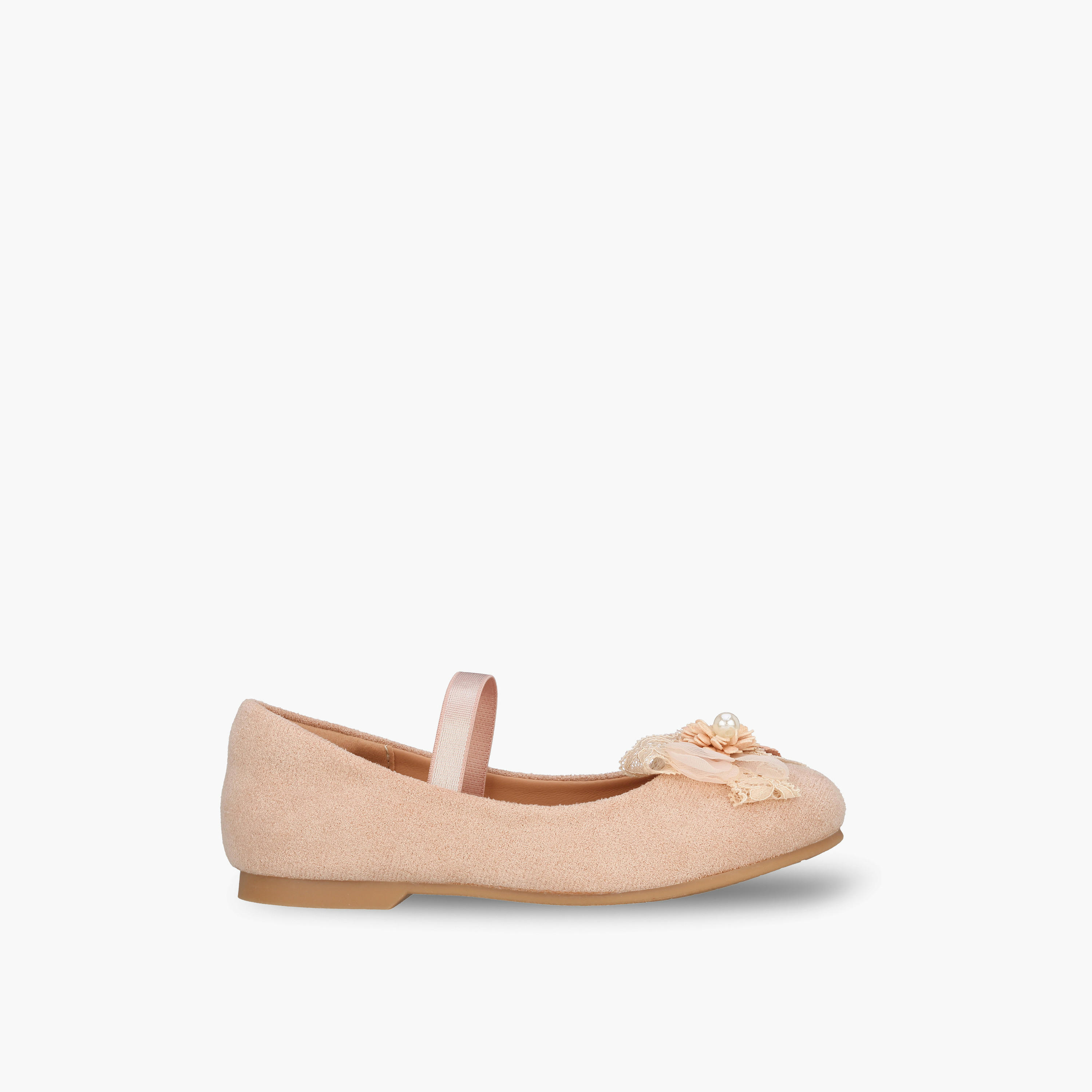 حذاء باليرينا مزين بالأزهار للبنات من جونيورز-girls-shoes-ballerinas-image-3