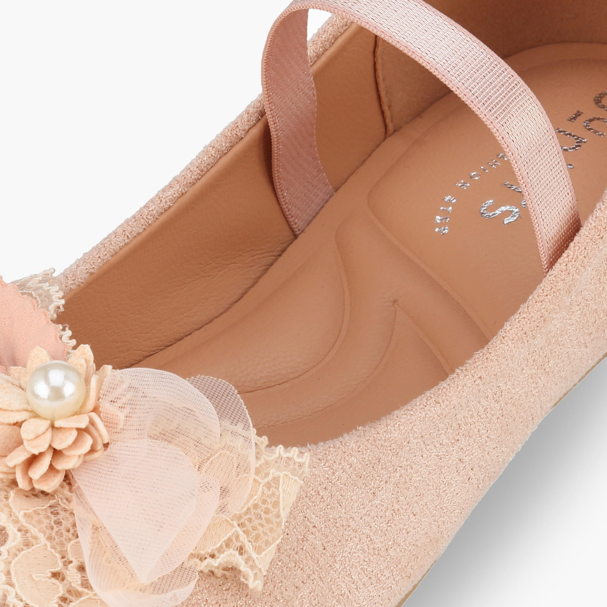 حذاء باليرينا مزين بالأزهار للبنات من جونيورز-girls-shoes-ballerinas-image-6