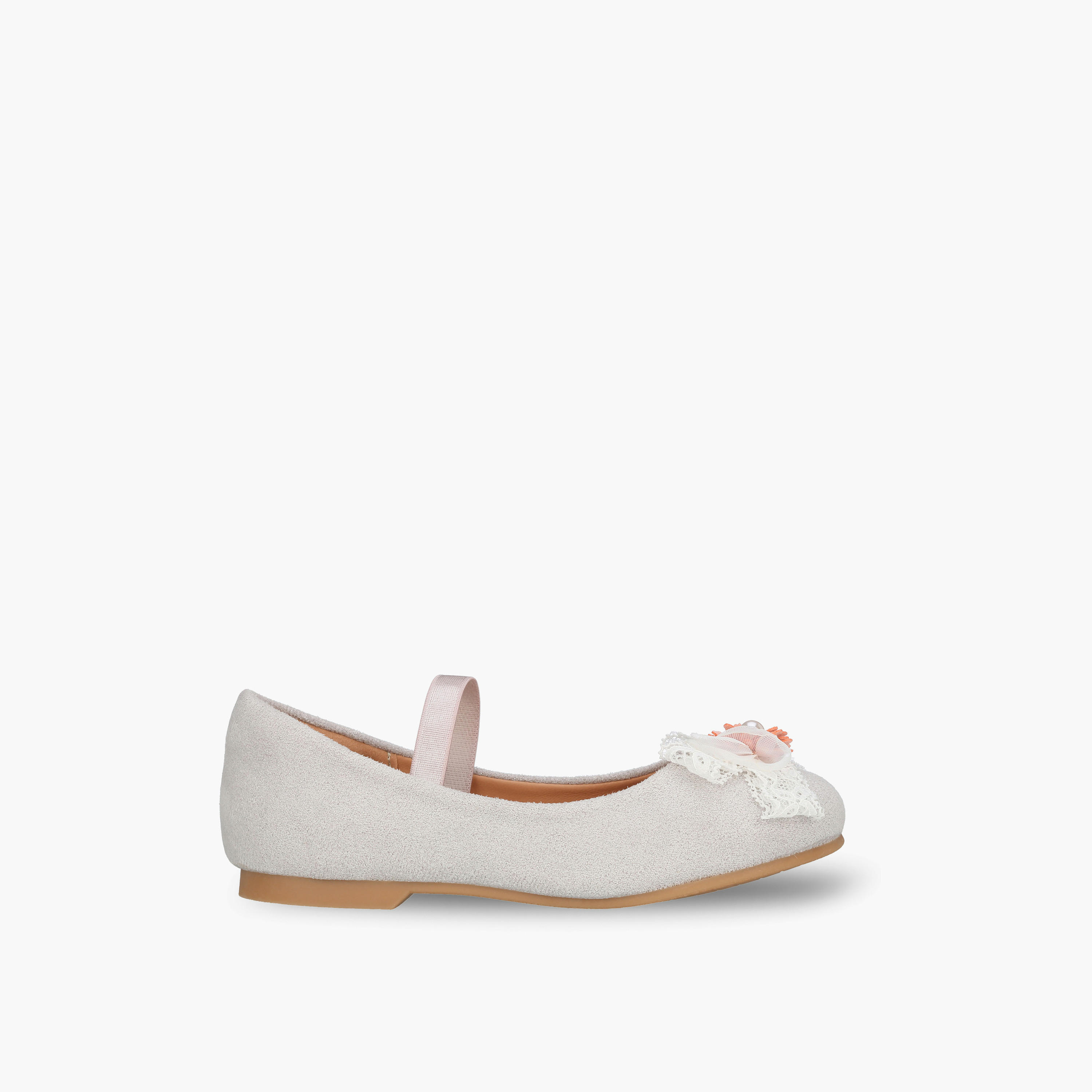 حذاء باليرينا مزين بالأزهار للبنات من جونيورز-girls-shoes-ballerinas-image-3