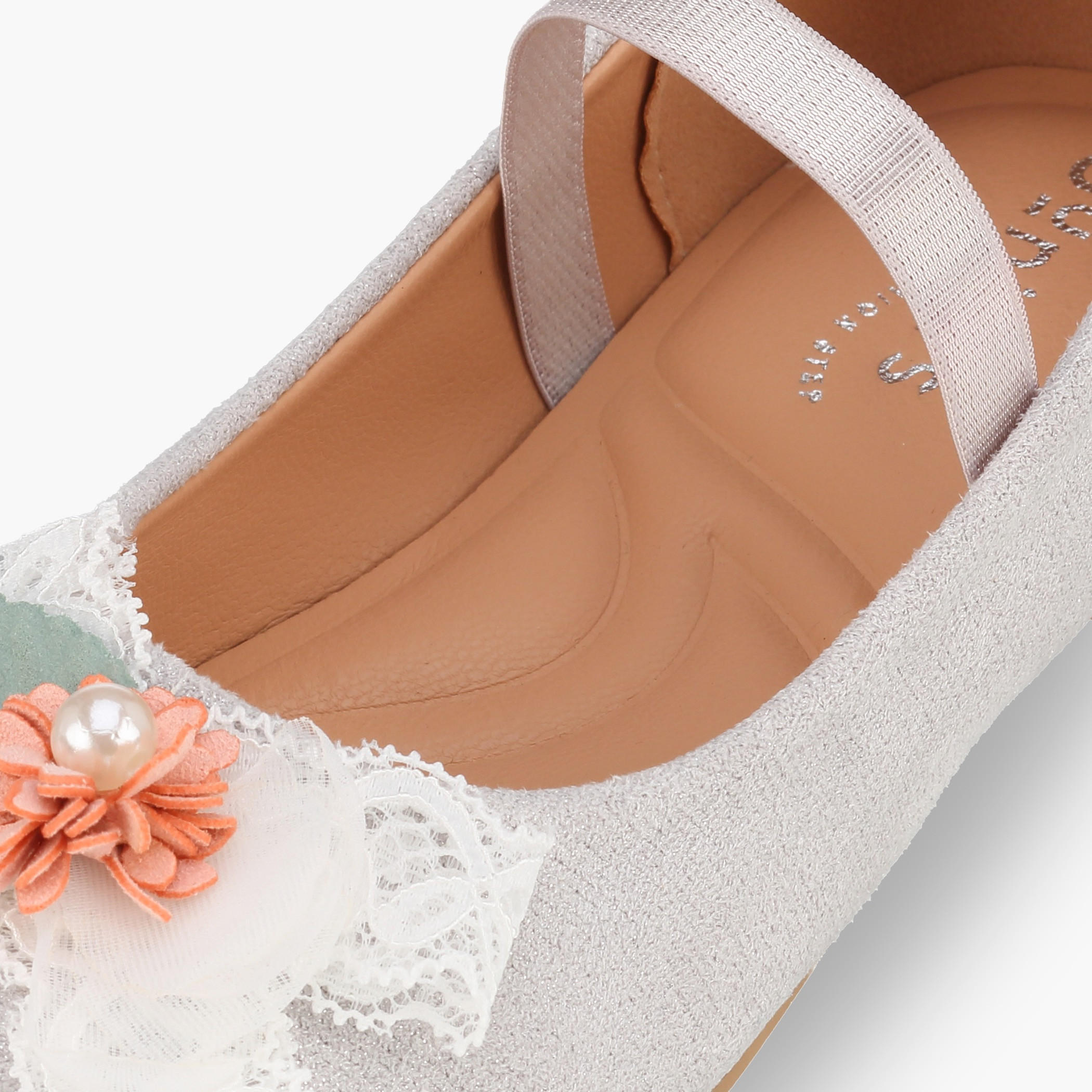 حذاء باليرينا مزين بالأزهار للبنات من جونيورز-girls-shoes-ballerinas-image-6