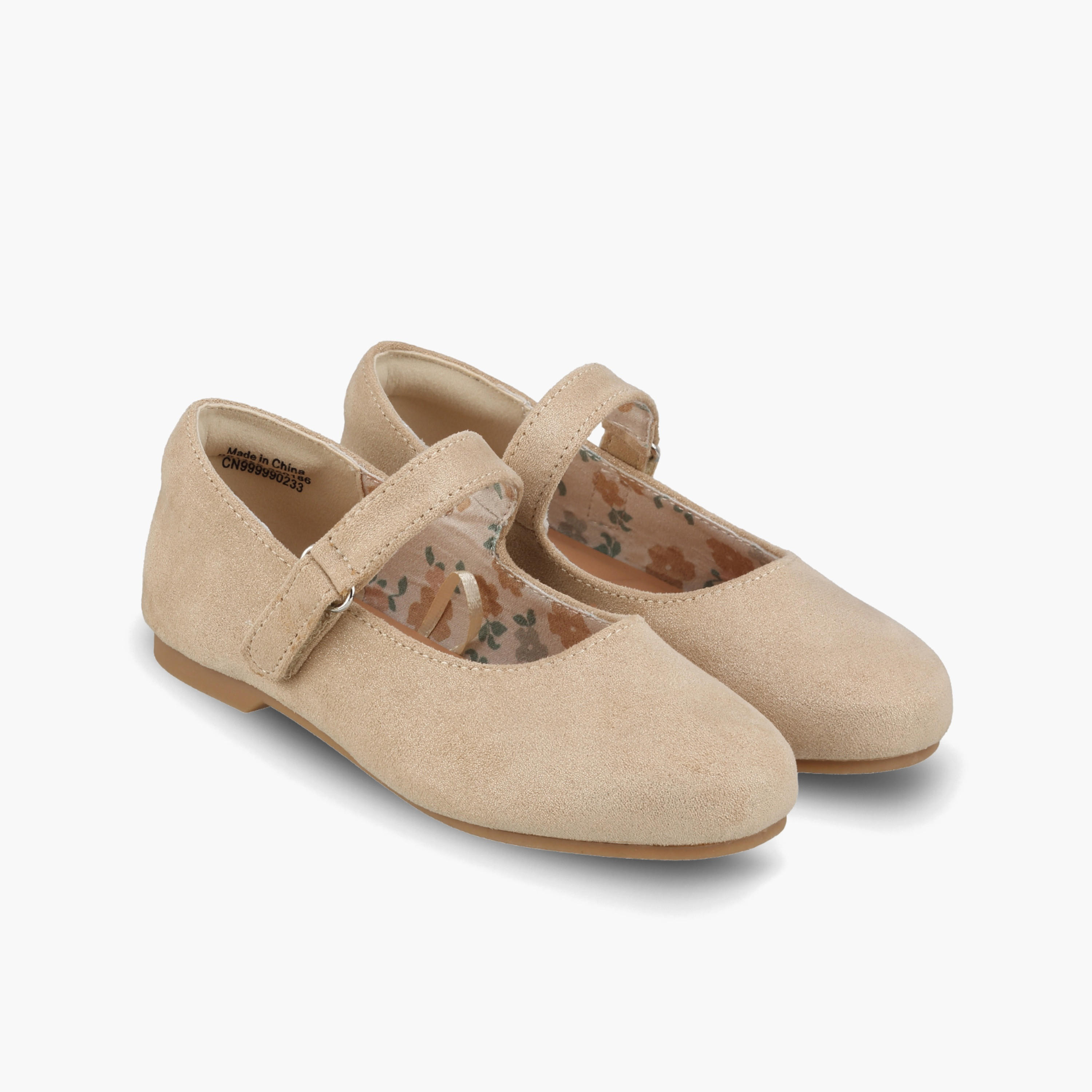 حذاء ماري جين بارز الملمس للفتيات من جونيورز-girls-shoes-ballerinas-image-1