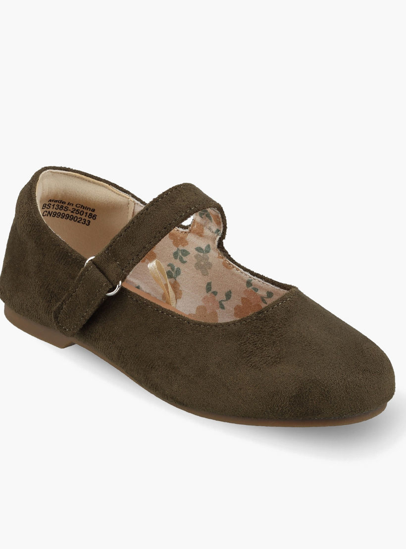 حذاء ماري جين بارز الملمس للفتيات من جونيورز-girls-shoes-ballerinas-image-2