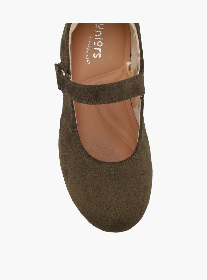 حذاء ماري جين بارز الملمس للفتيات من جونيورز-girls-shoes-ballerinas-image-4