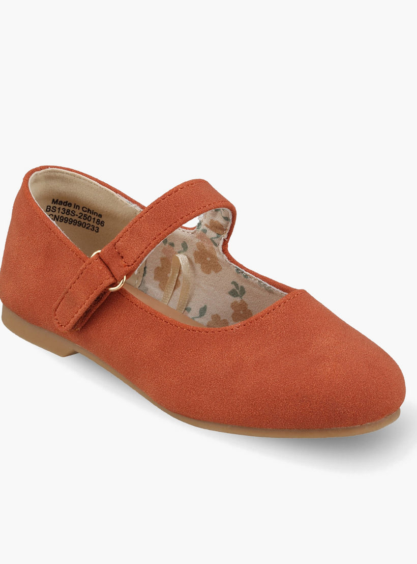 حذاء ماري جين بارز الملمس للفتيات من جونيورز-girls-shoes-ballerinas-image-2
