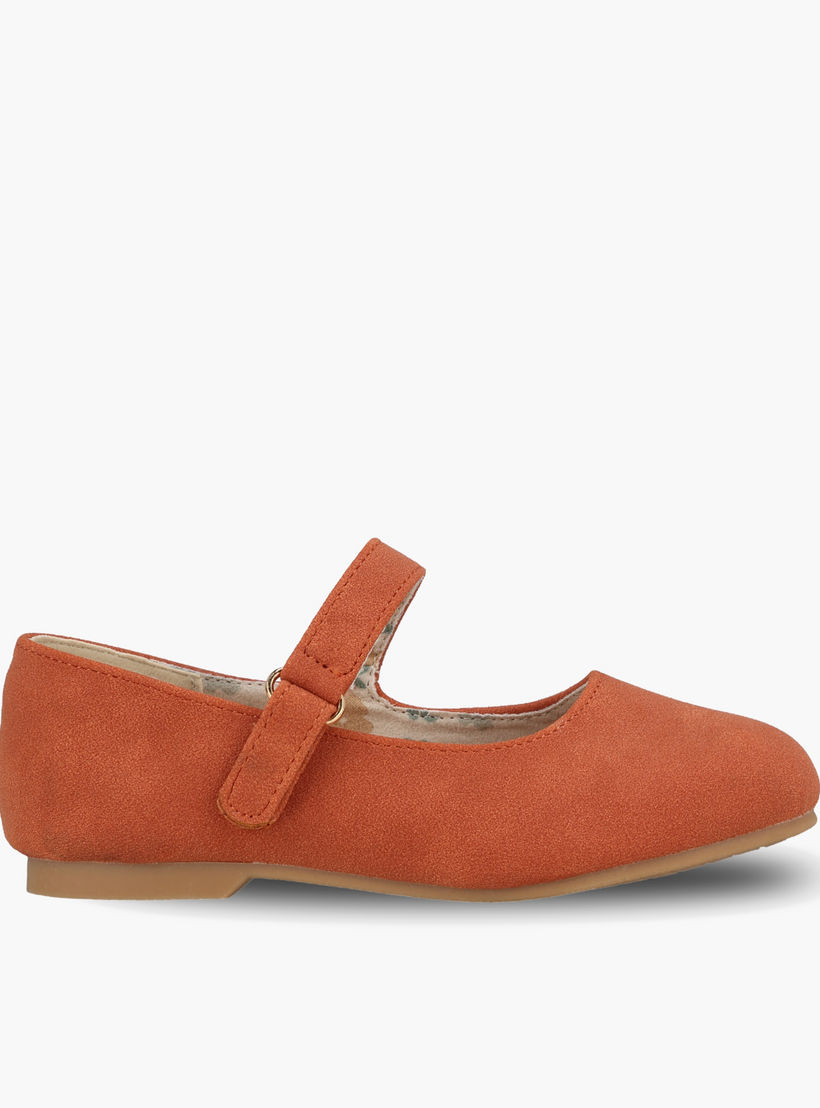 حذاء ماري جين بارز الملمس للفتيات من جونيورز-girls-shoes-ballerinas-image-3
