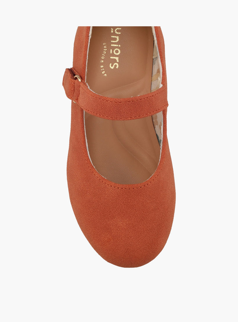 حذاء ماري جين بارز الملمس للفتيات من جونيورز-girls-shoes-ballerinas-image-4