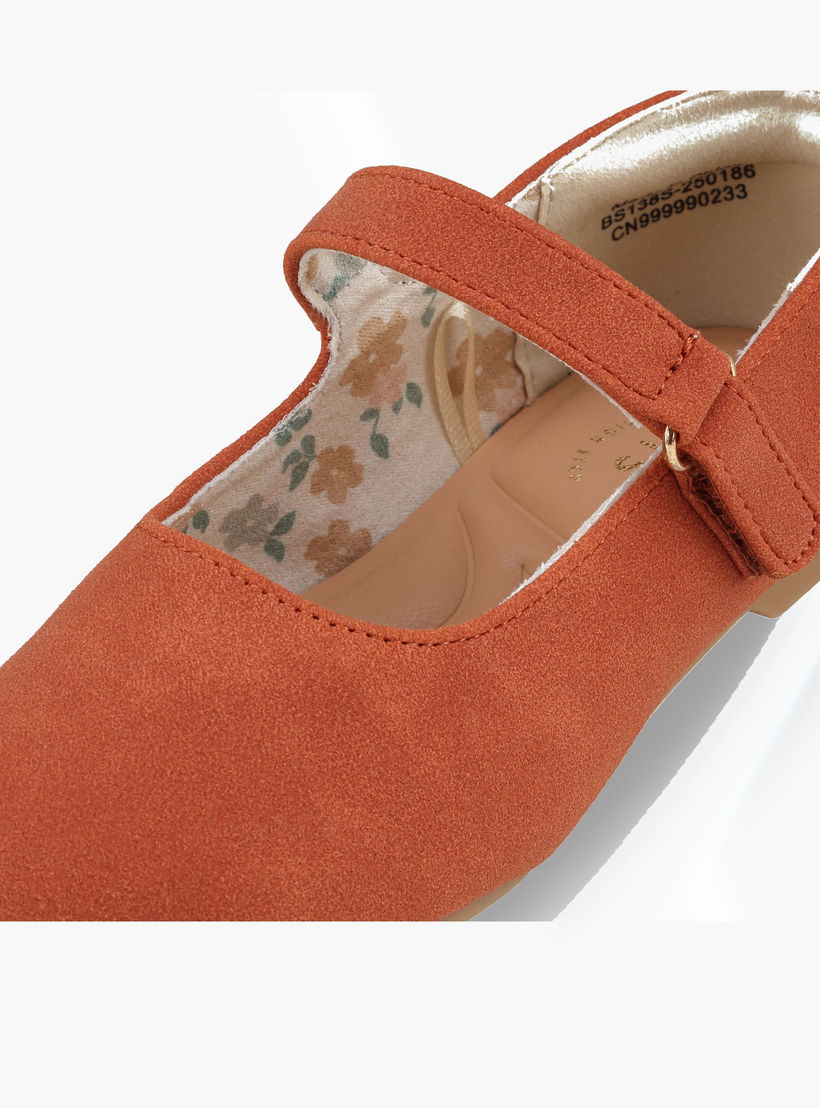 حذاء ماري جين بارز الملمس للفتيات من جونيورز-girls-shoes-ballerinas-image-6