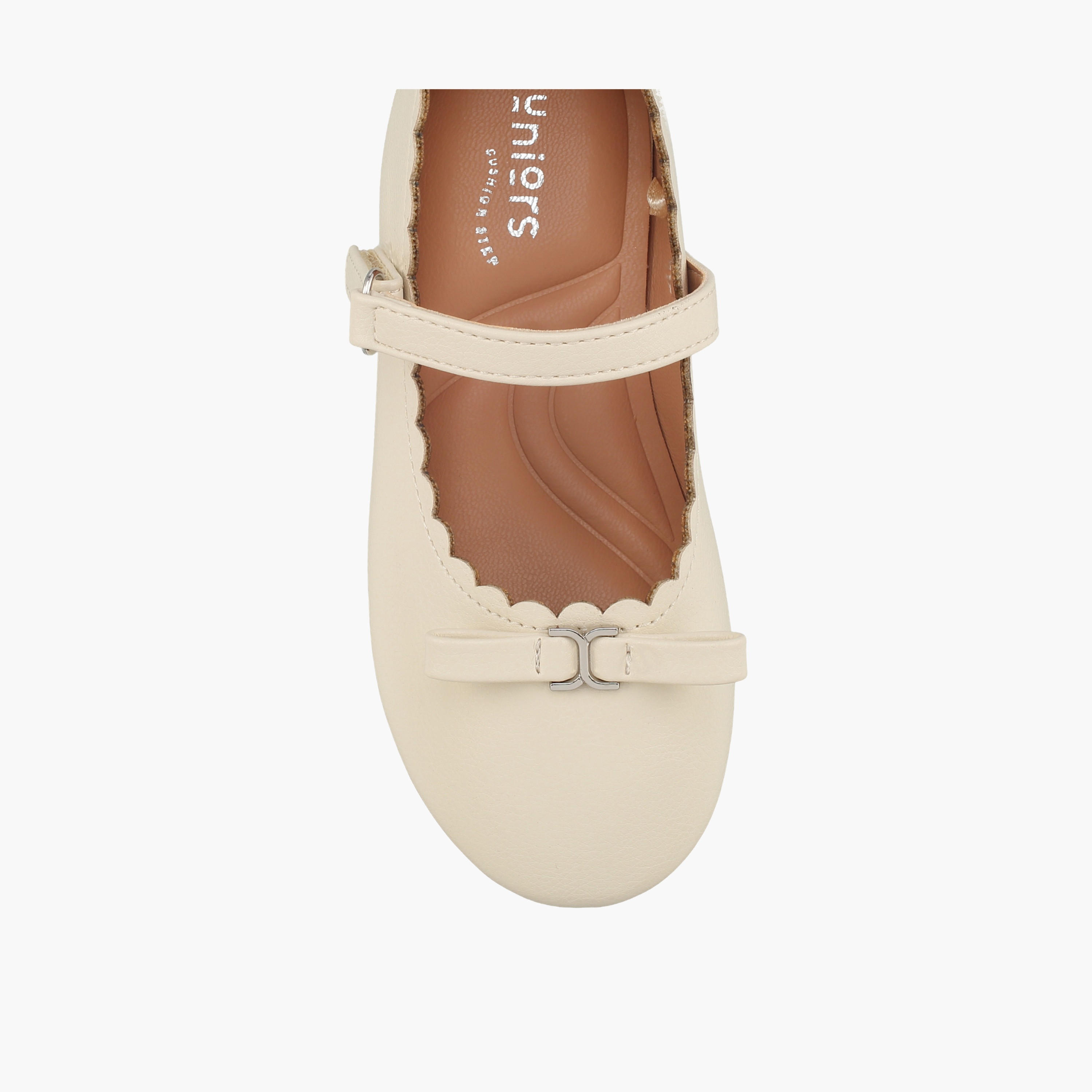 حذاء ماري جين للفتيات مزين بفيونكة من جونيورز-girls-shoes-ballerinas-image-4