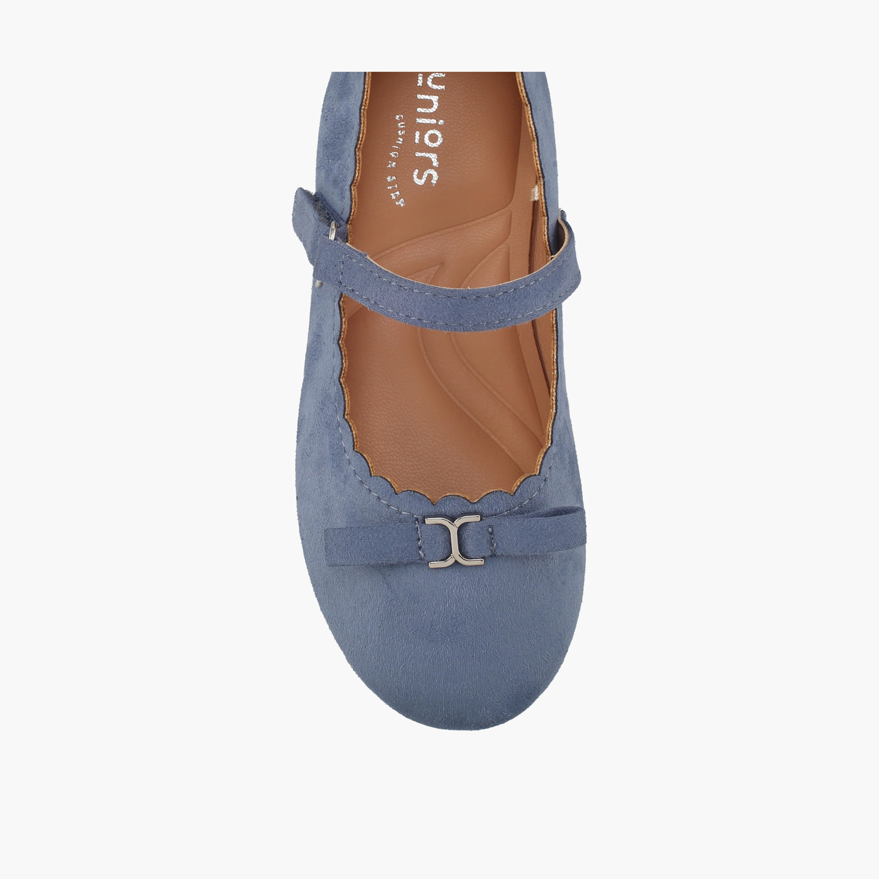 حذاء ماري جين للفتيات مزين بفيونكة من جونيورز-girls-shoes-ballerinas-image-4
