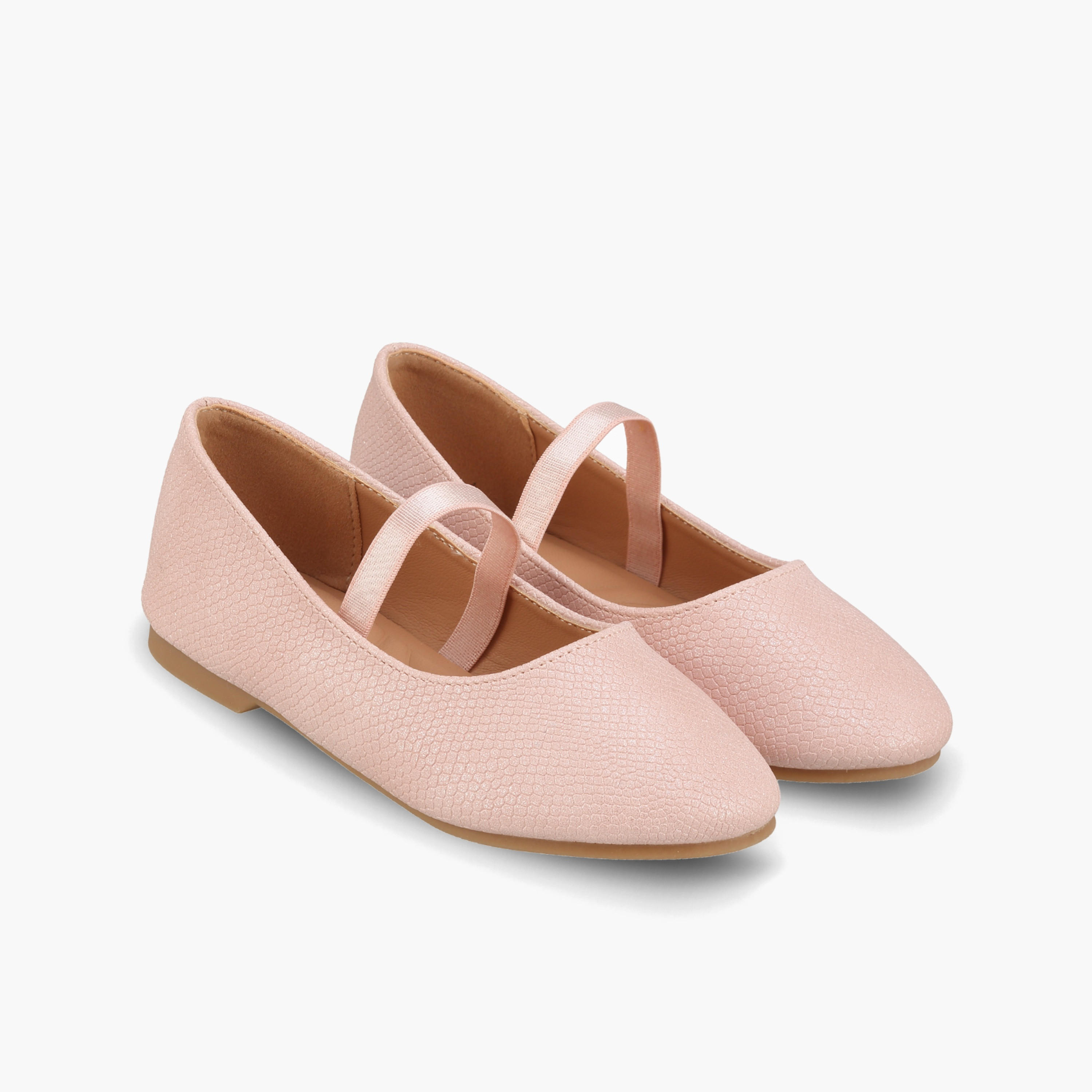 حذاء باليرينا بارز الملمس للفتيات من جونيورز-girls-shoes-ballerinas-image-1