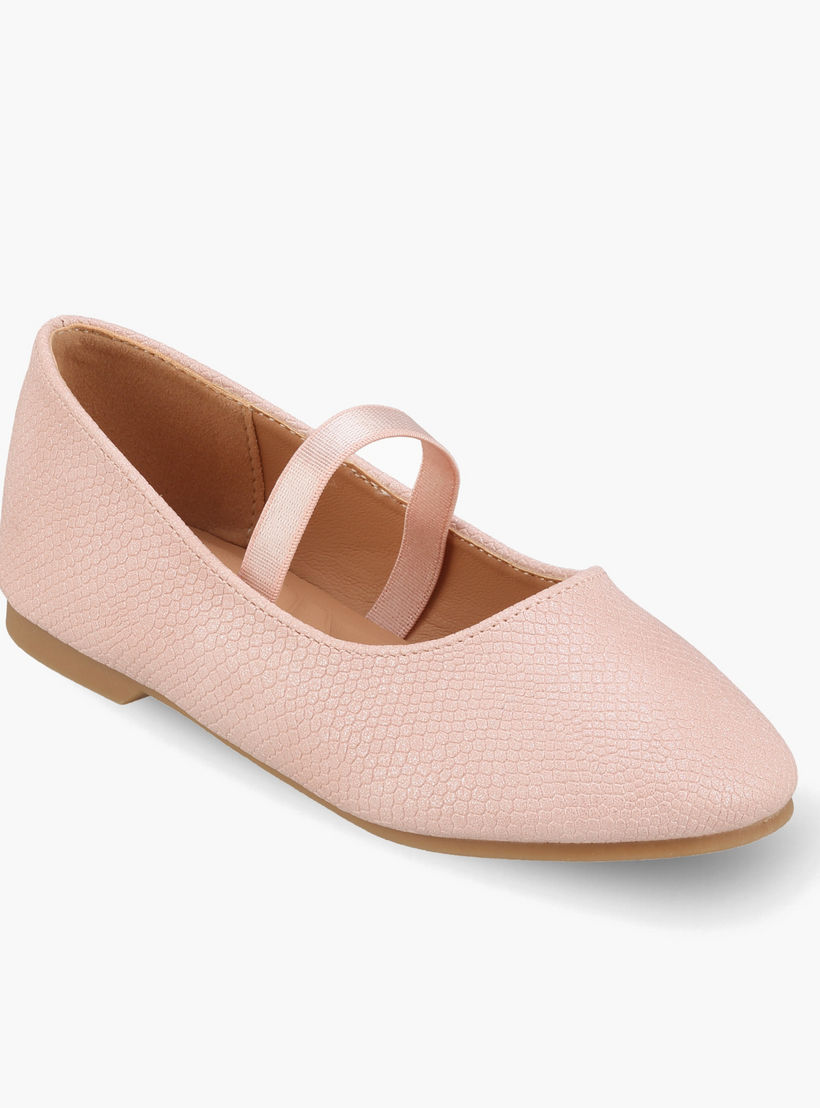 حذاء باليرينا بارز الملمس للفتيات من جونيورز-girls-shoes-ballerinas-image-2