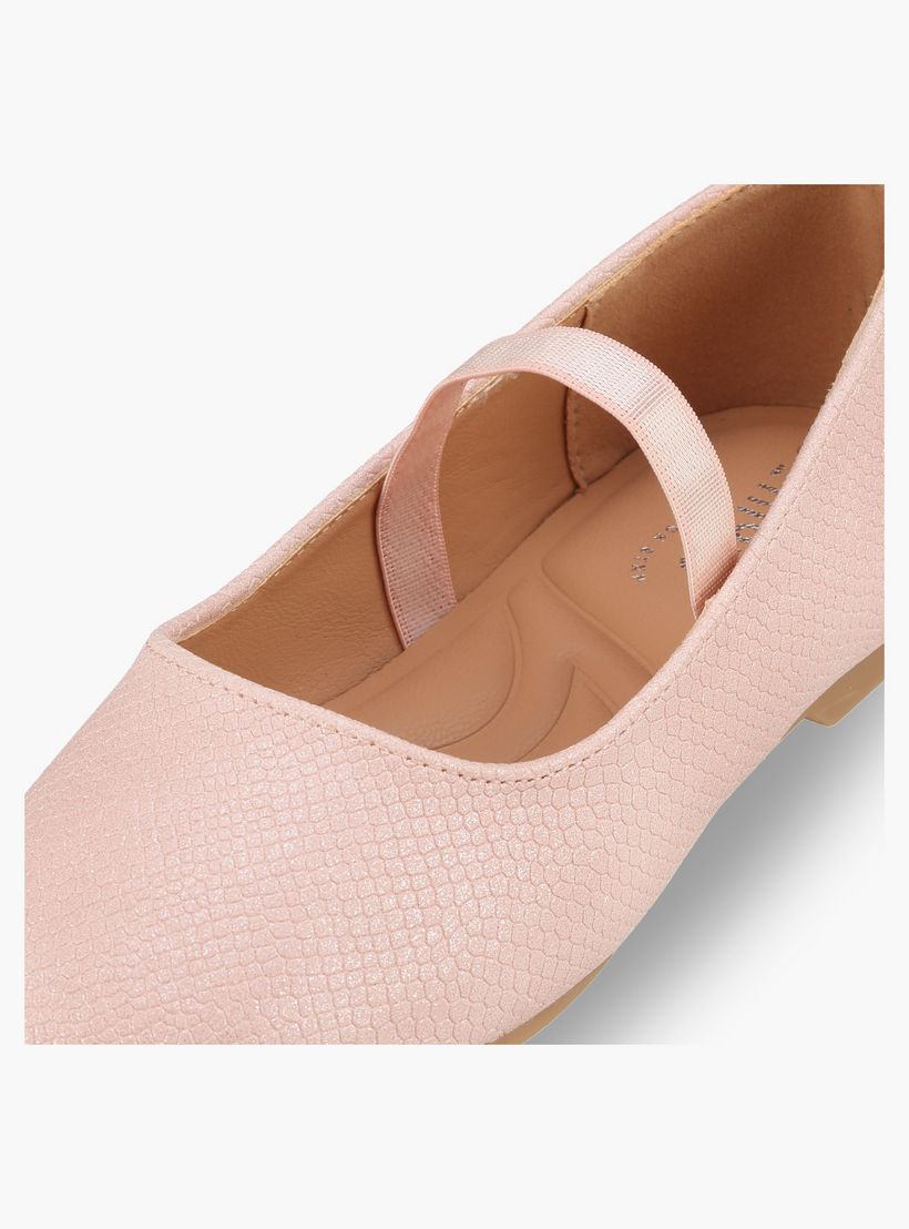حذاء باليرينا بارز الملمس للفتيات من جونيورز-girls-shoes-ballerinas-image-6