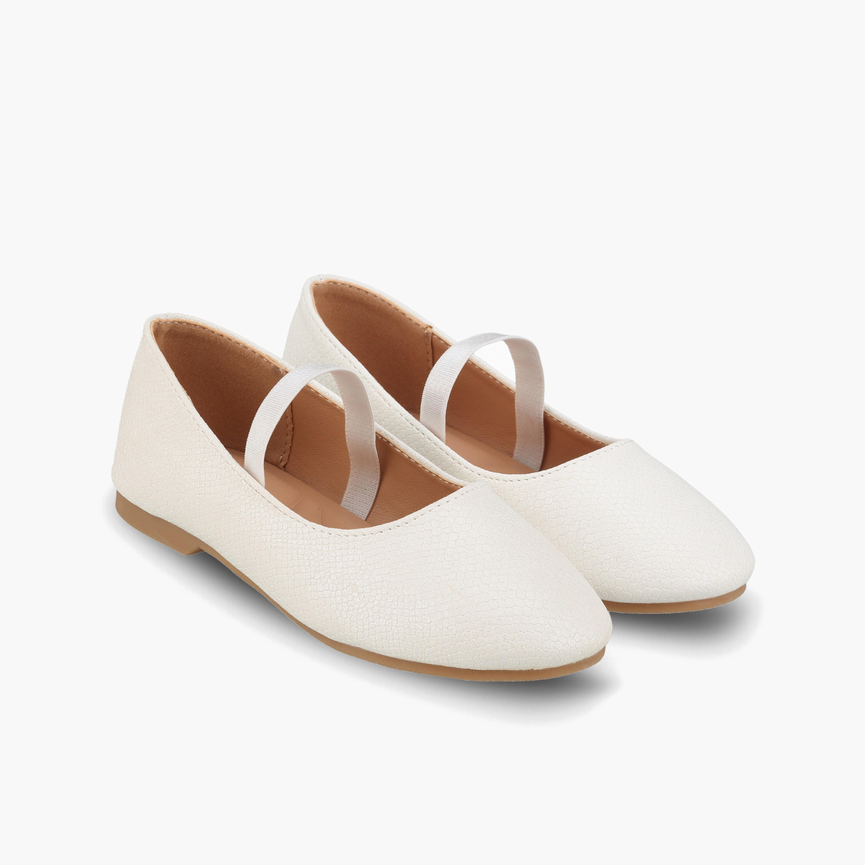 حذاء باليرينا بارز الملمس للفتيات من جونيورز-girls-shoes-ballerinas-image-1