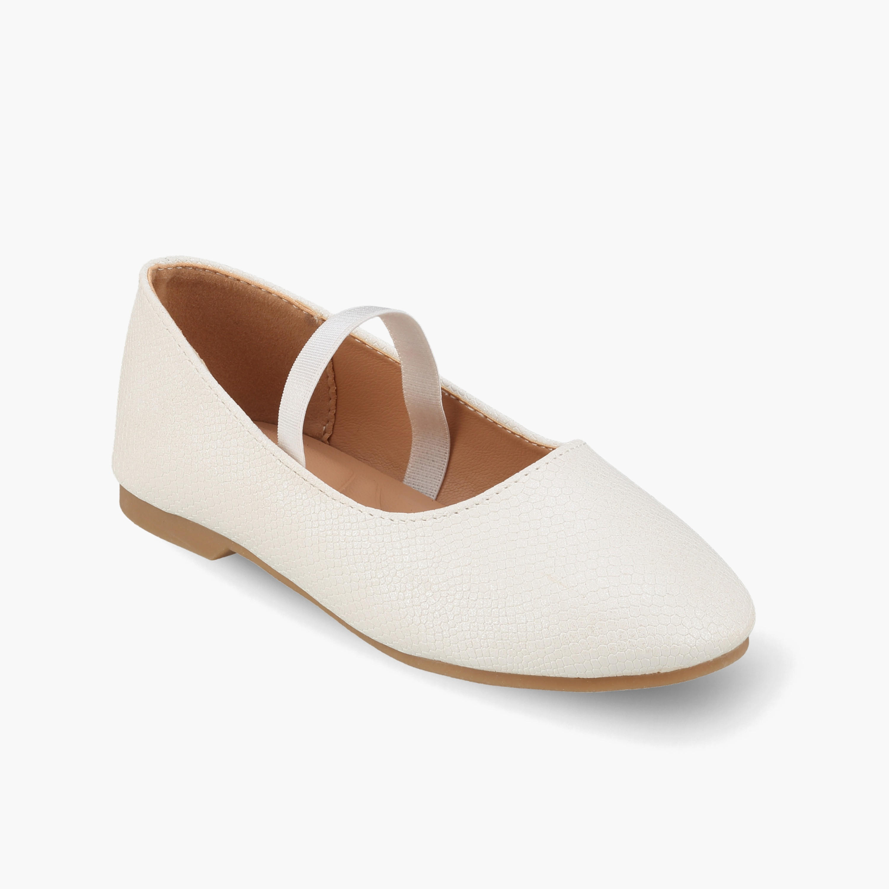 حذاء باليرينا بارز الملمس للفتيات من جونيورز-girls-shoes-ballerinas-image-2
