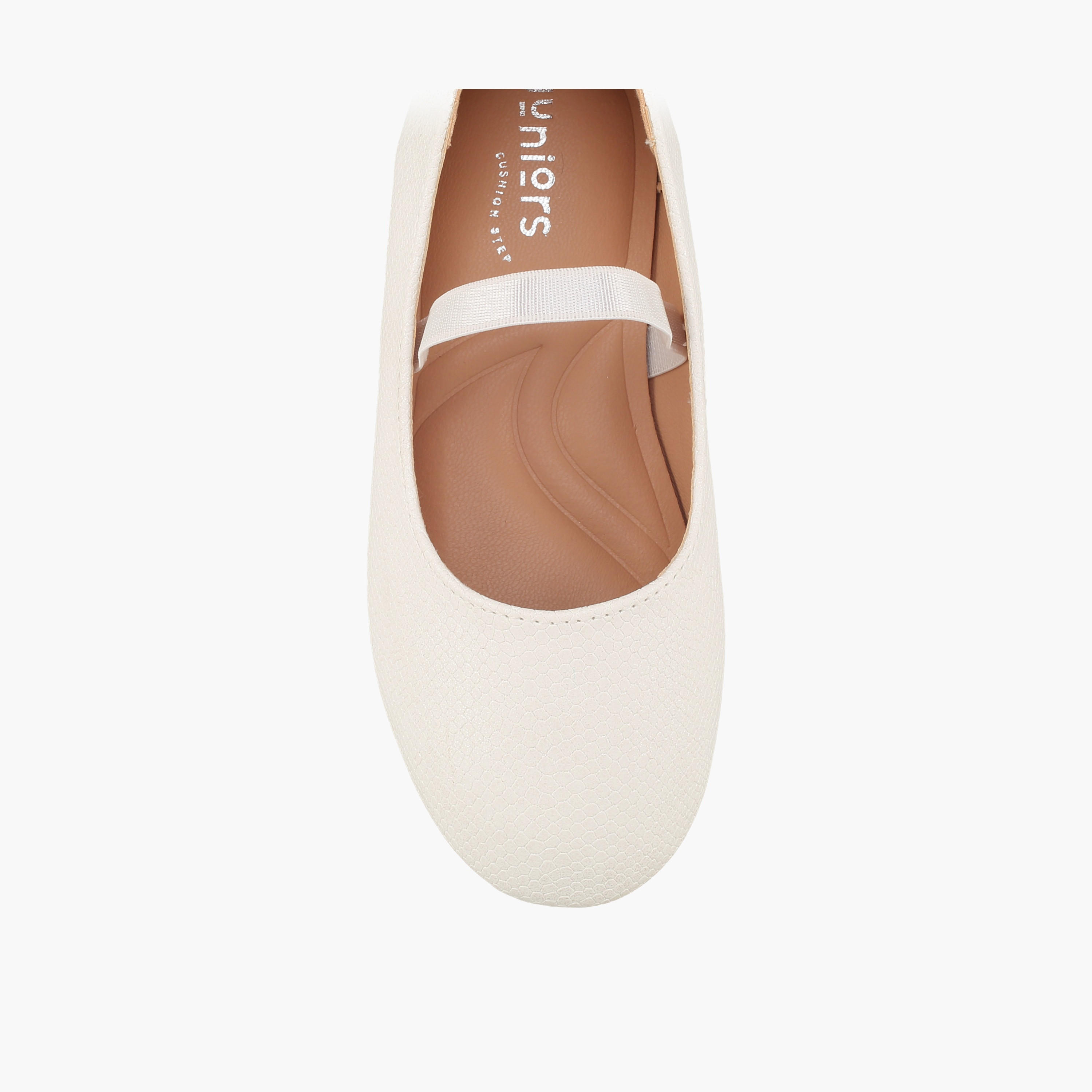 حذاء باليرينا بارز الملمس للفتيات من جونيورز-girls-shoes-ballerinas-image-4