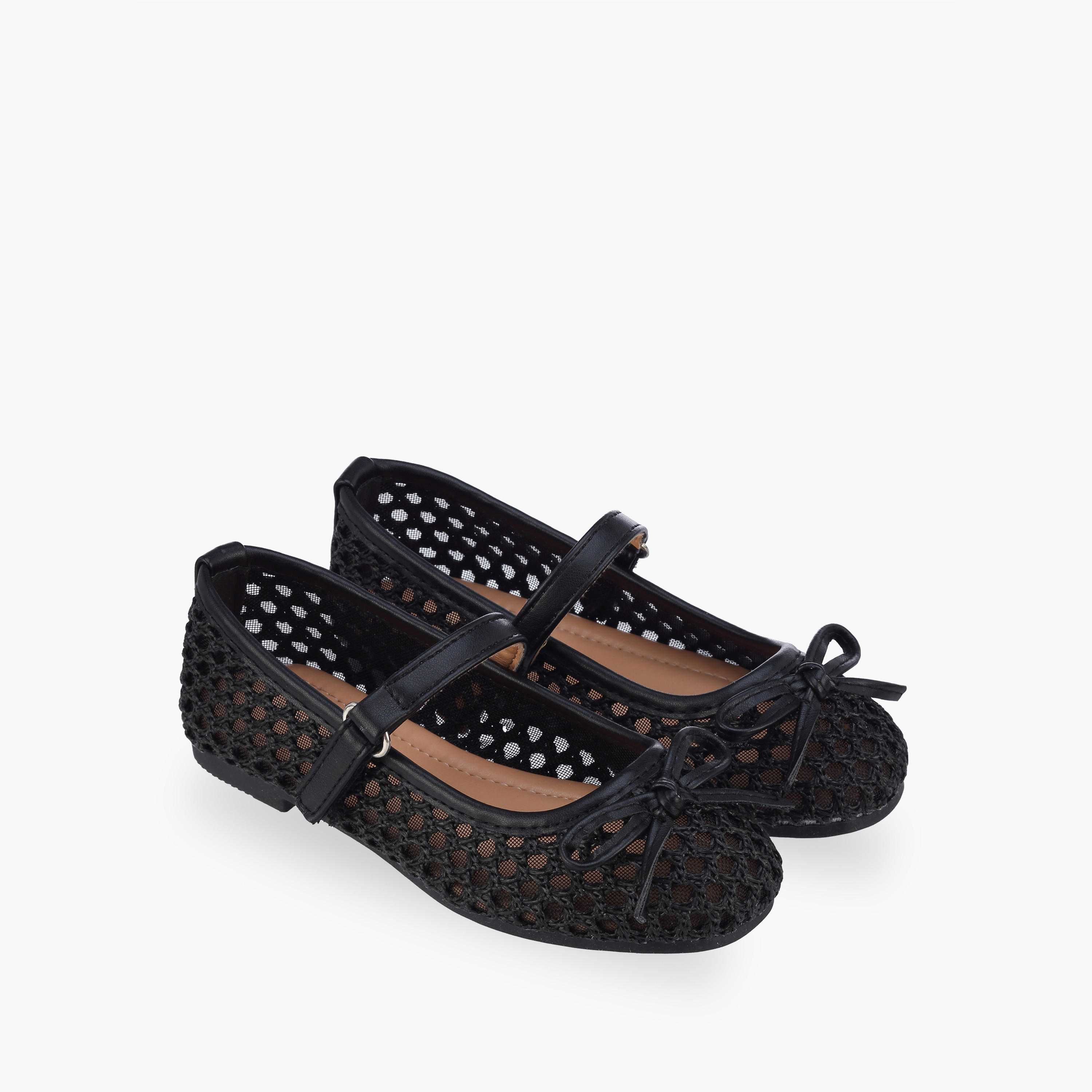 Flora Bella Girls Hook & Loop Mary Jane Shoes-girls-shoes-maryjanes-image-1