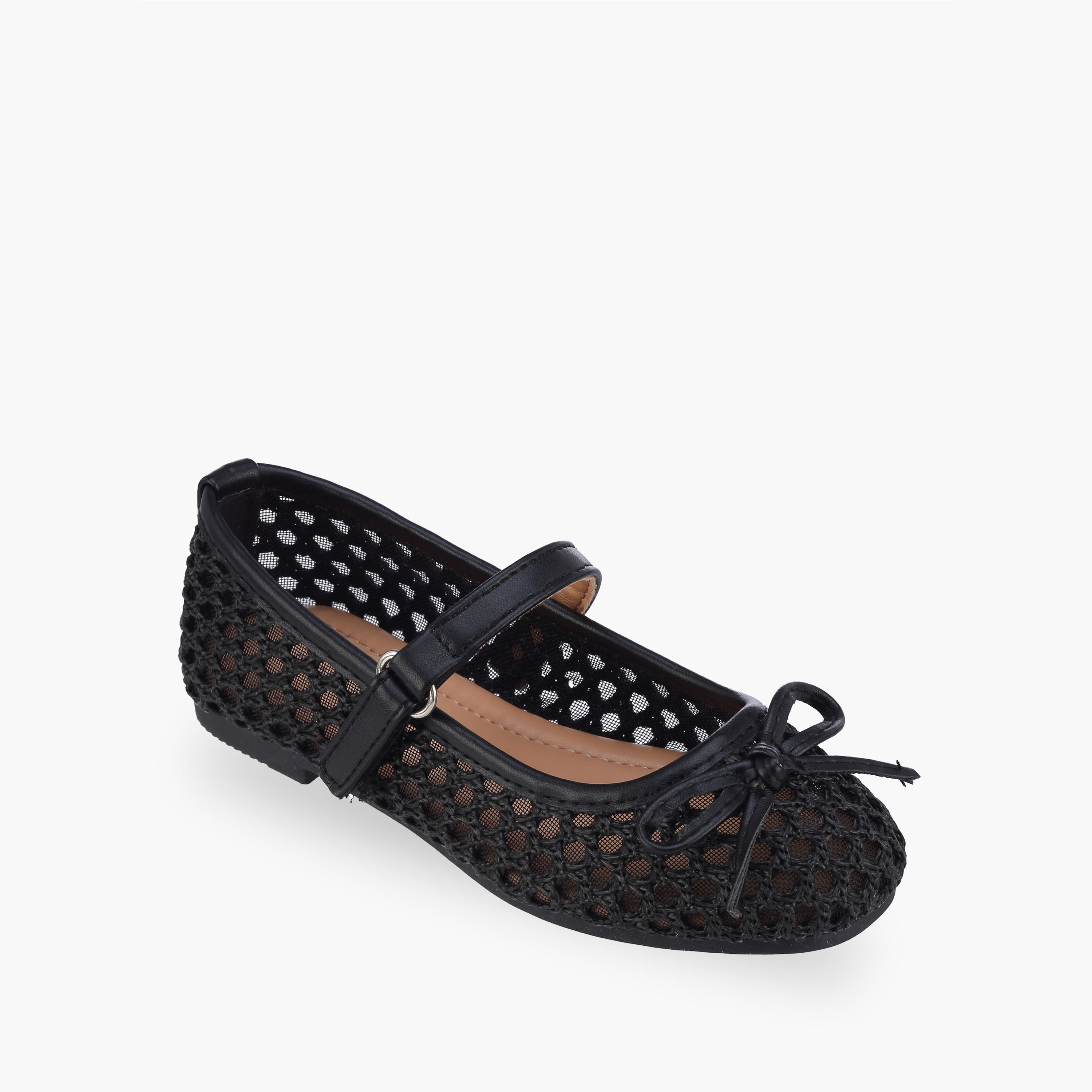 Flora Bella Girls Hook & Loop Mary Jane Shoes-girls-shoes-maryjanes-image-2