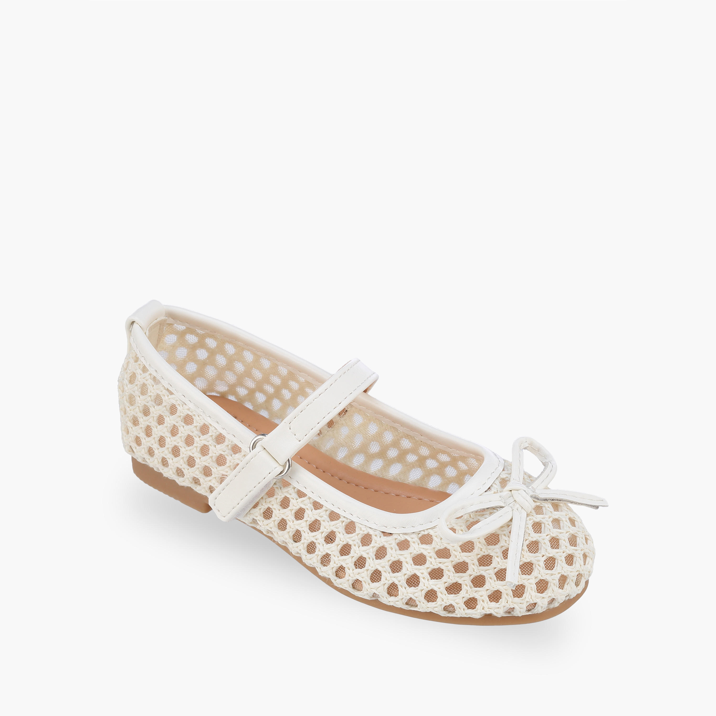 حذاء ماري جين بشريط إغلاق لاصق للبنات من فلورا بيلا-girls-shoes-maryjanes-image-2