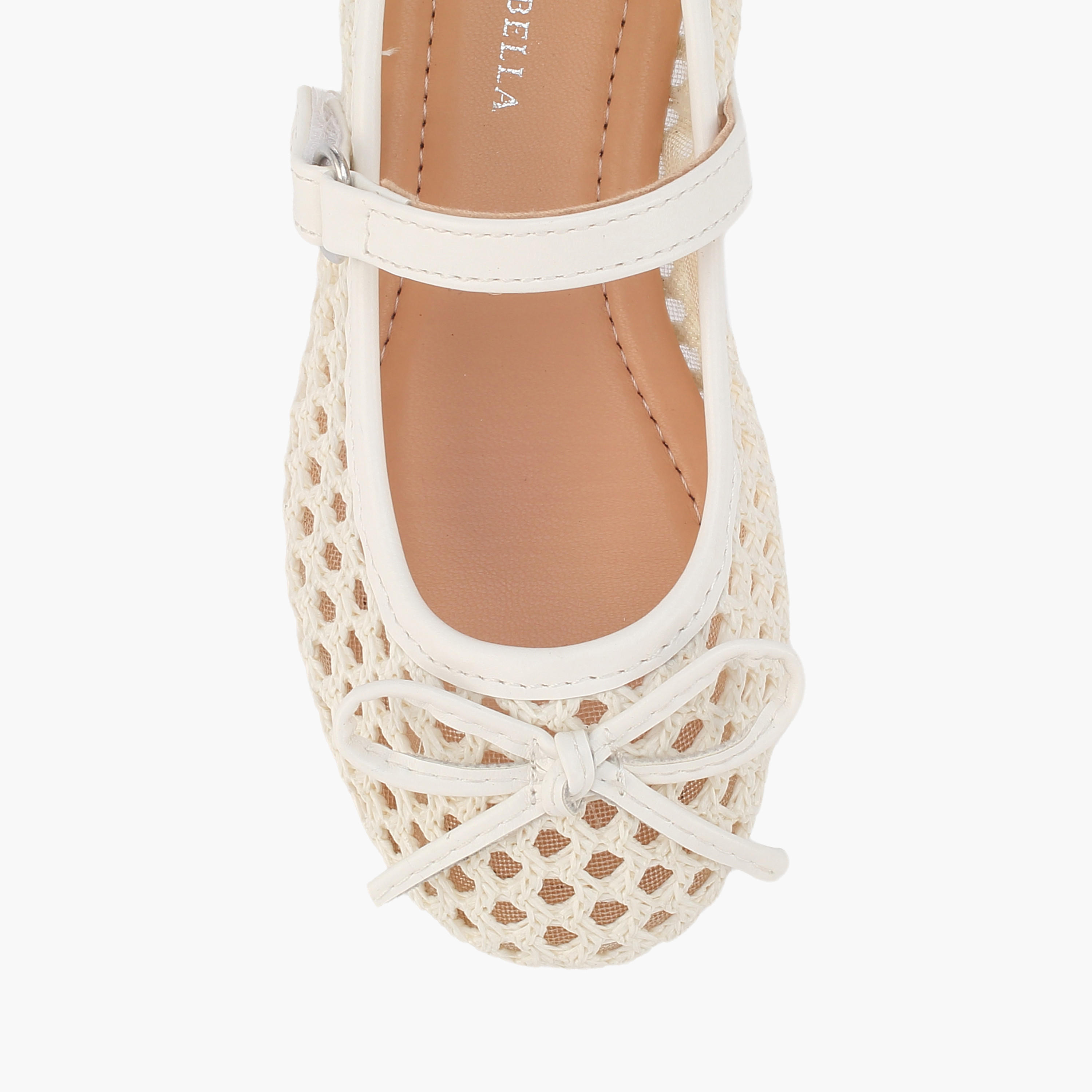 حذاء ماري جين بشريط إغلاق لاصق للبنات من فلورا بيلا-girls-shoes-maryjanes-image-4